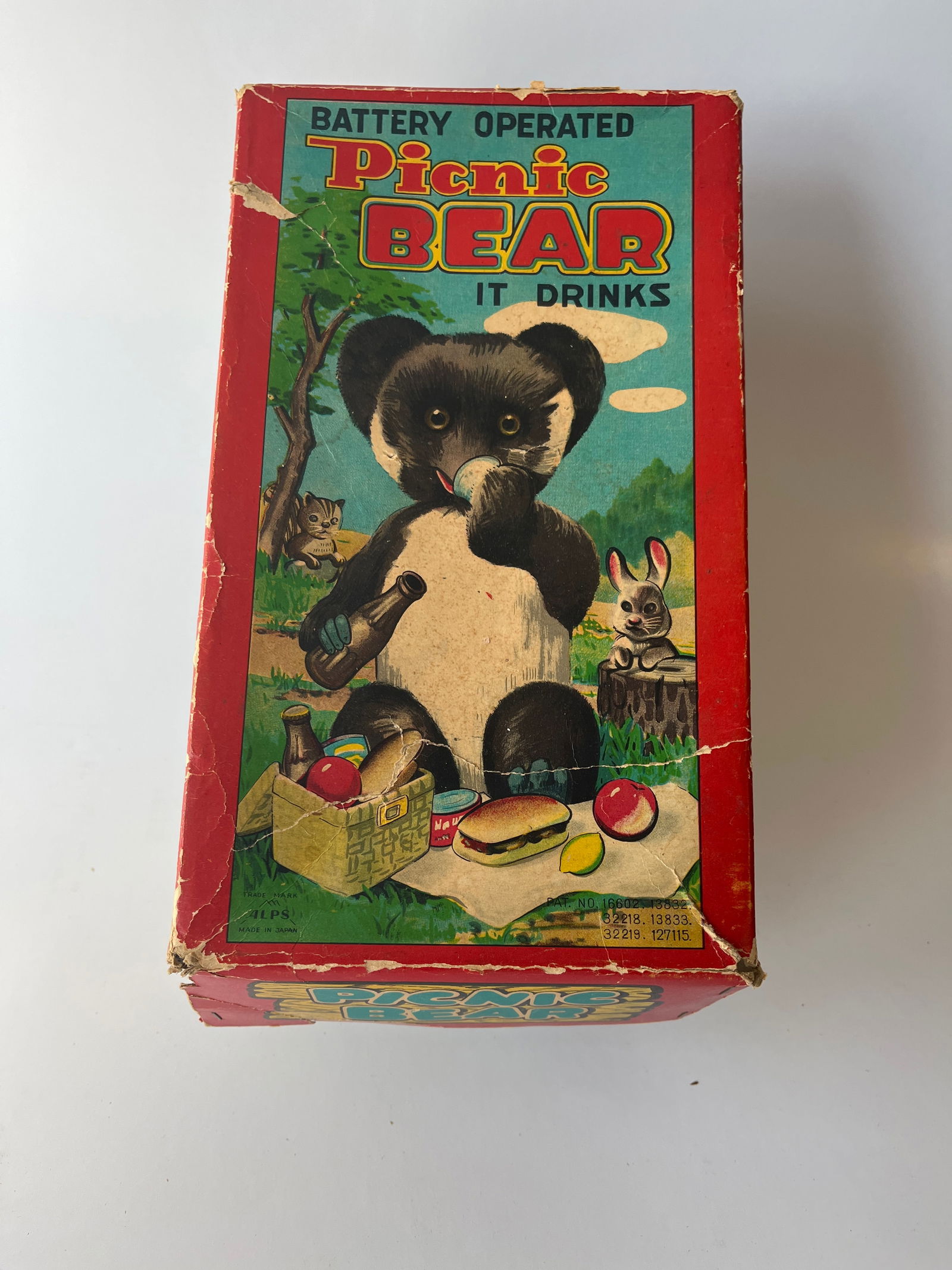 Battery Operated Picnic Bear New in box. (1 of 3)