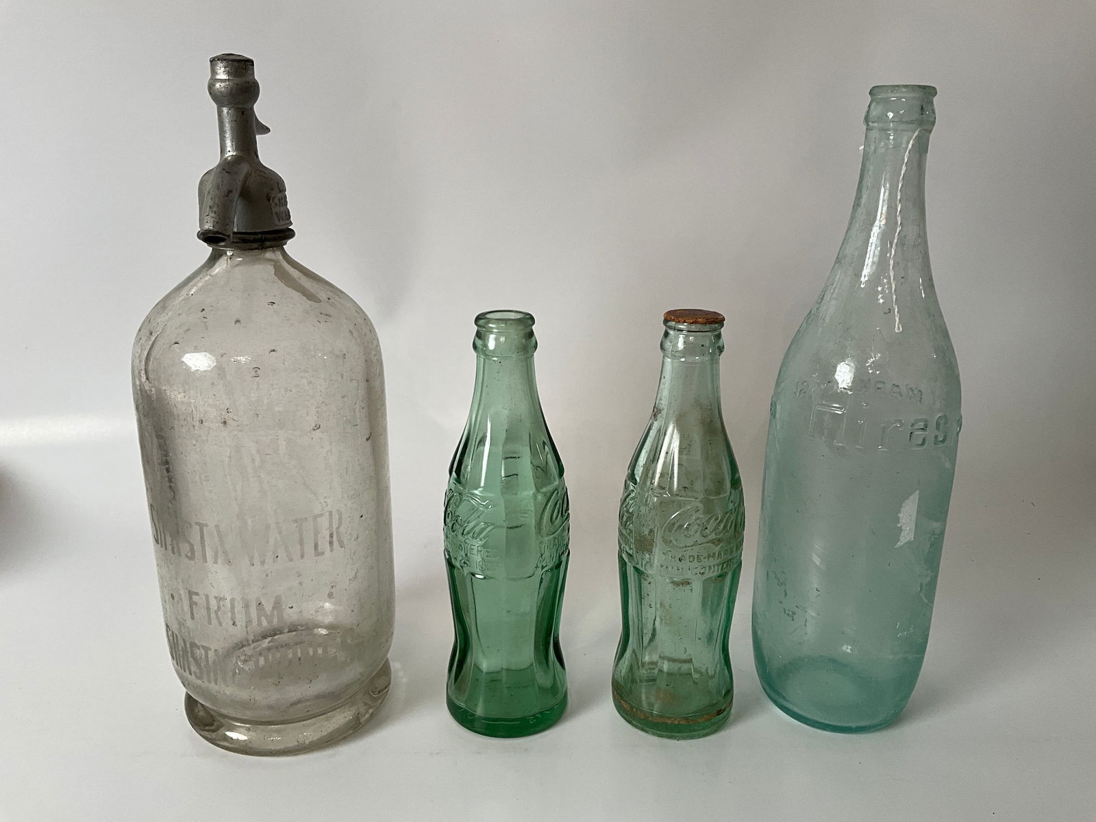Lot of 3 bottles and a Large Seltzer (1 of 7)