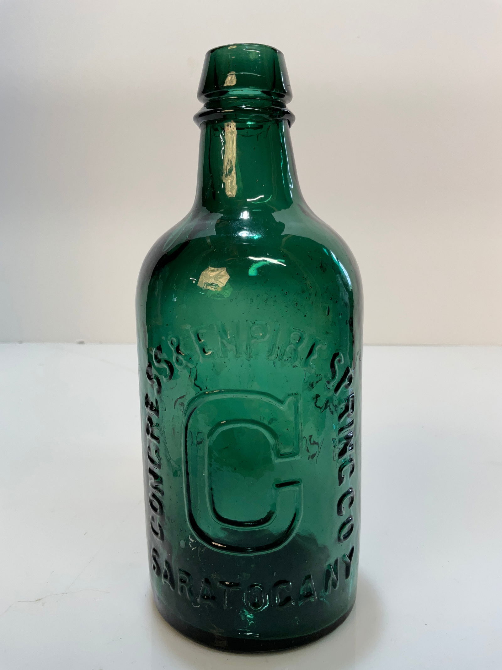 1880's Mineral Springs Bottle,  Congress & Empire Spring Co. Saratoga, NY (1 of 6)