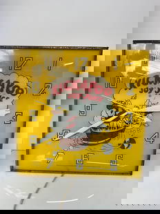 1965 Kickapoo Joy Juice Square Glass Face Clock - Works - Lights Up - Excellent Condition: Here is a 1965 Kickapoo Joy Juice Square Glass Face Clock - The clock is in excellent condition. I plugged the clock in and the face lite up and the clock movement was moving. A rare light up