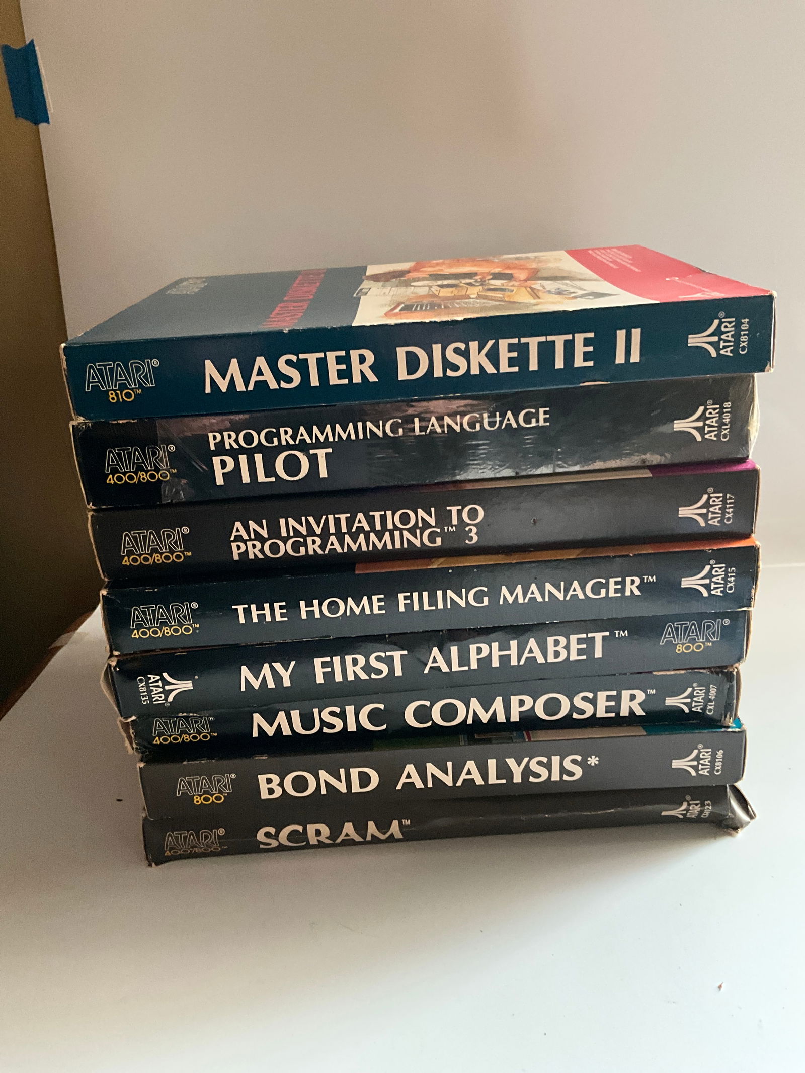 Lof ot 8 Atari 400/800 Computer Disks/Cartridges/Cassettes (1 of 12)