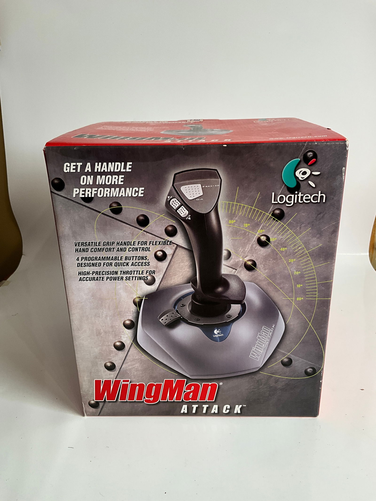 Logitech WingMan Force Feedback 963203-0403 Video Games Controller Windows 98 (1 of 3)