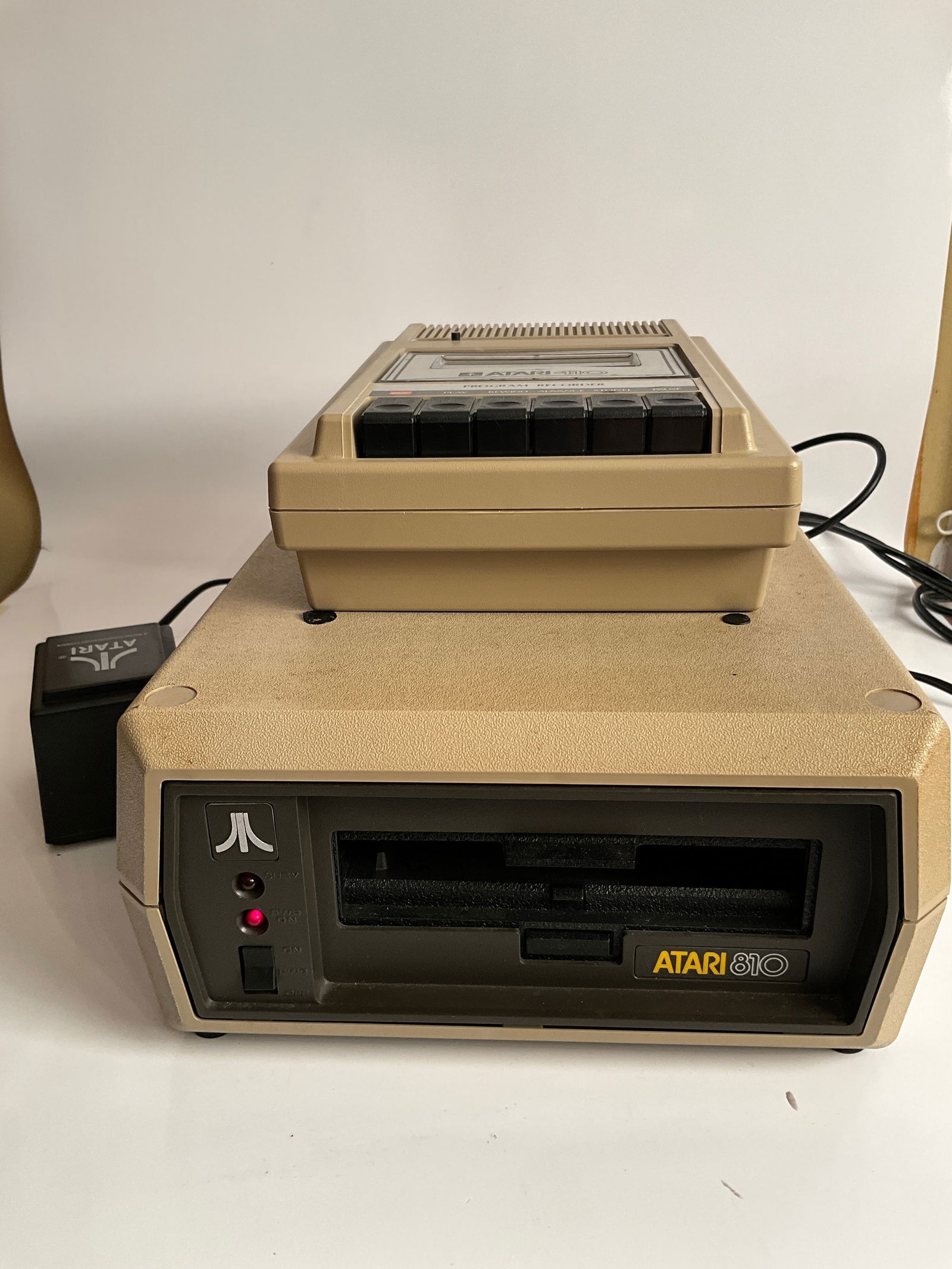 Atari 810 and 410 drives - Both Power On (1 of 5)