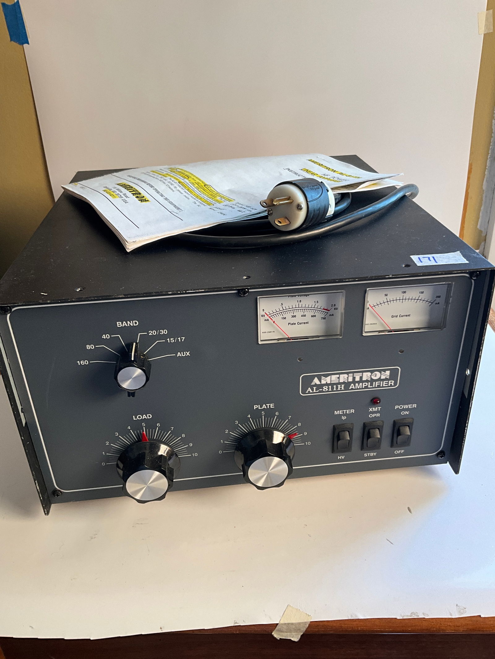 Ameritron AL-811H Amateur Radio Linear Amplifier - UNTESTED (1 of 4)