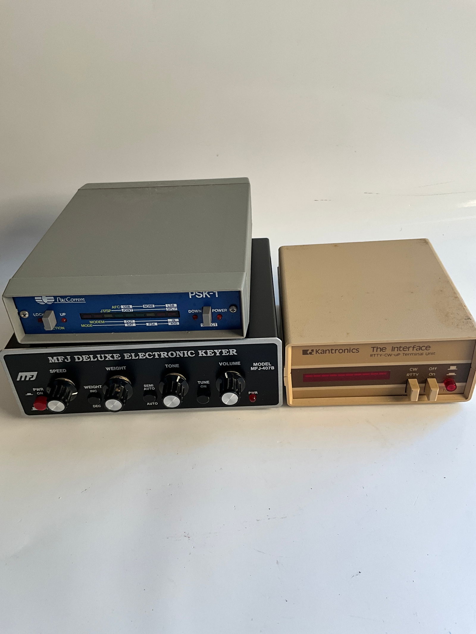 Lot of 3 - Kantronics RTTY-CW-UP, PacComm PSK-1, MFJ-407B (1 of 6)