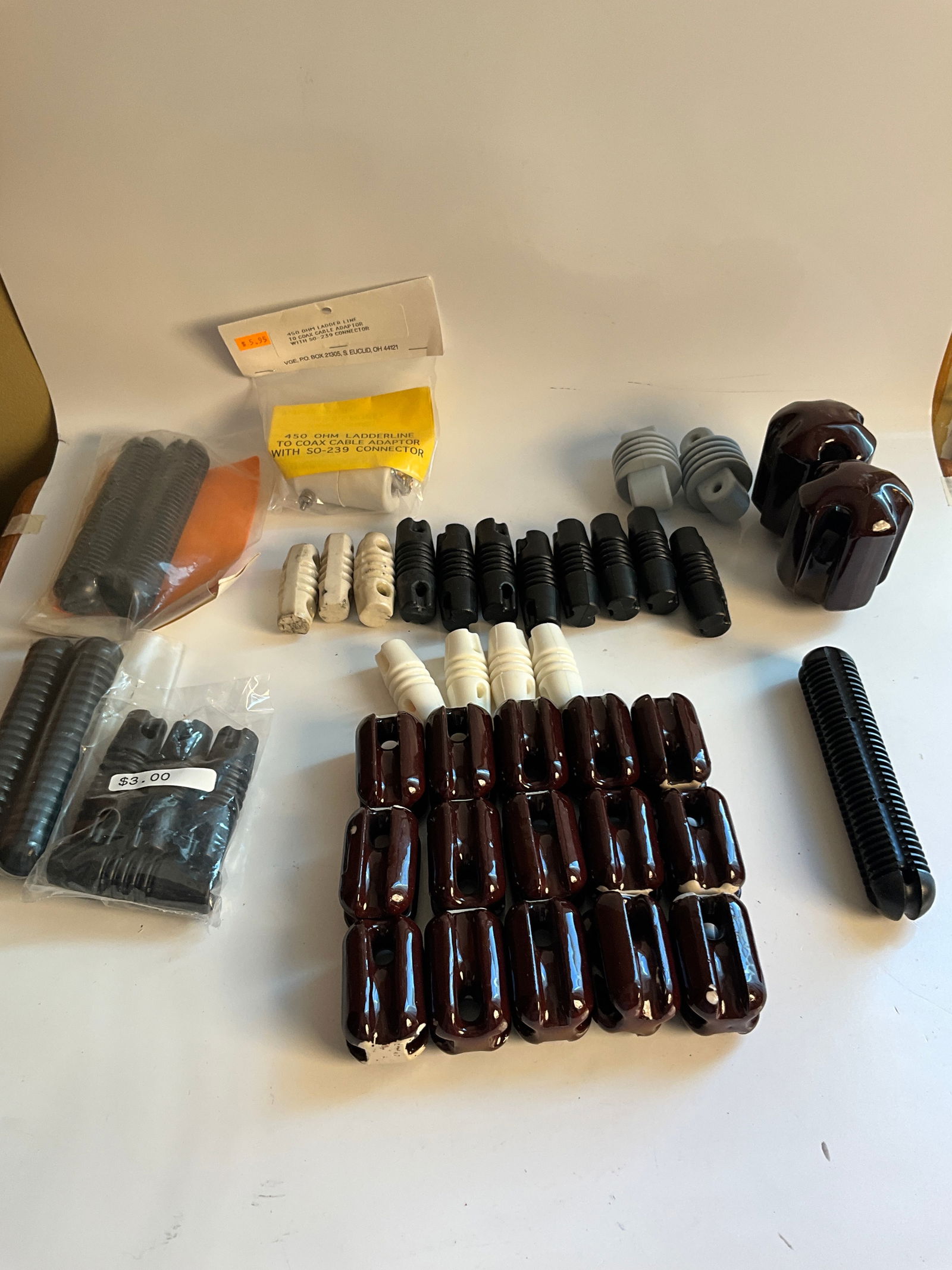 Large Lot of Insulators - Various Types (1 of 5)