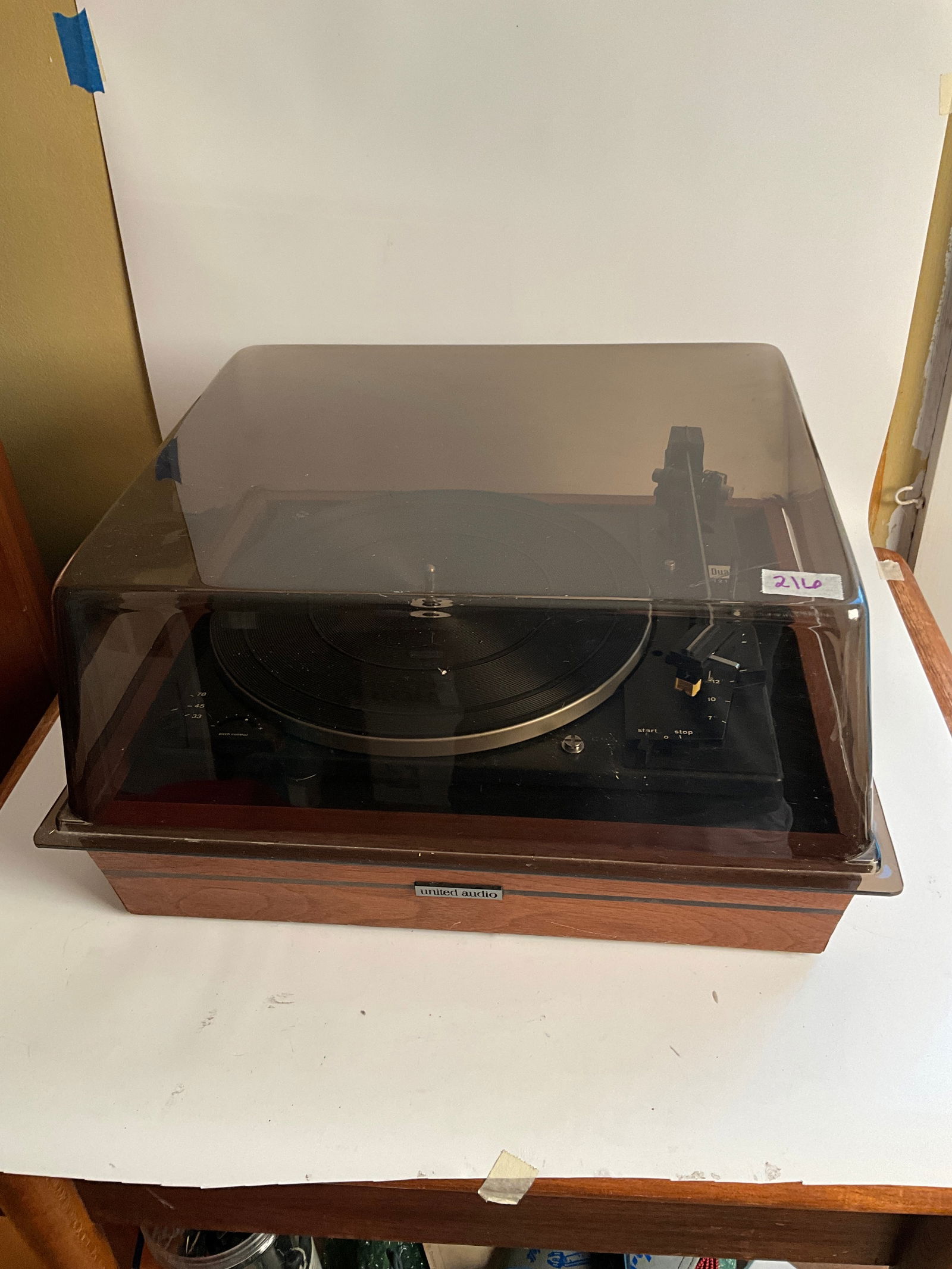 United Audio Dual 1219 Record Player Turntable - Parts Only (1 of 4)