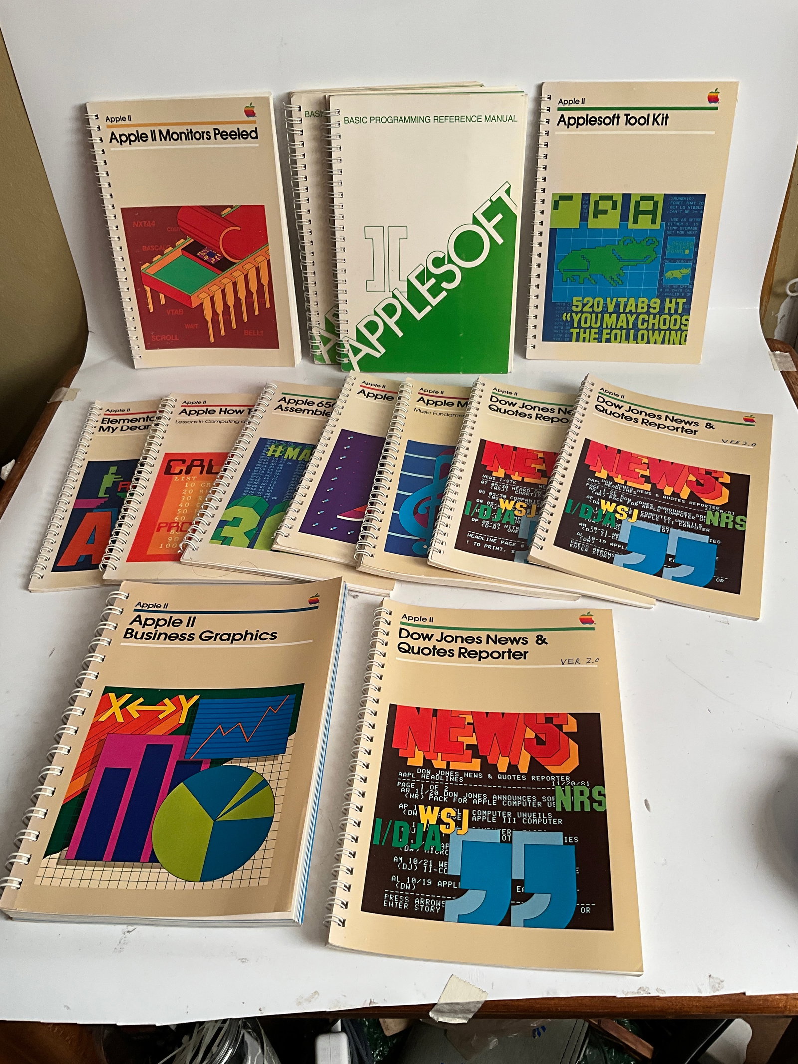 Lot of various Apple II, early 1980s programming books - 13 diff books (1 of 4)