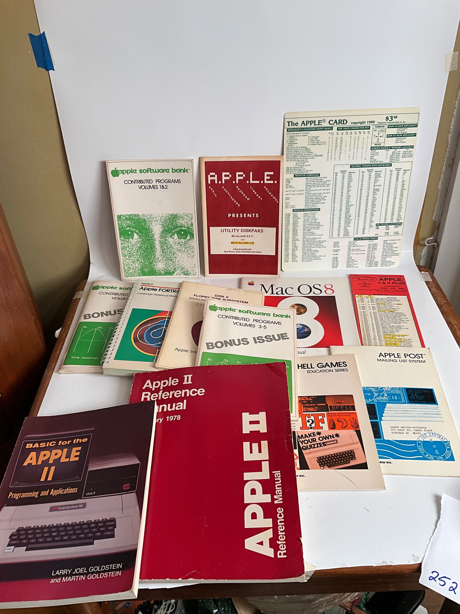 Lot of Various early 1980s Apple II & II Plus Literature (1 of 5)