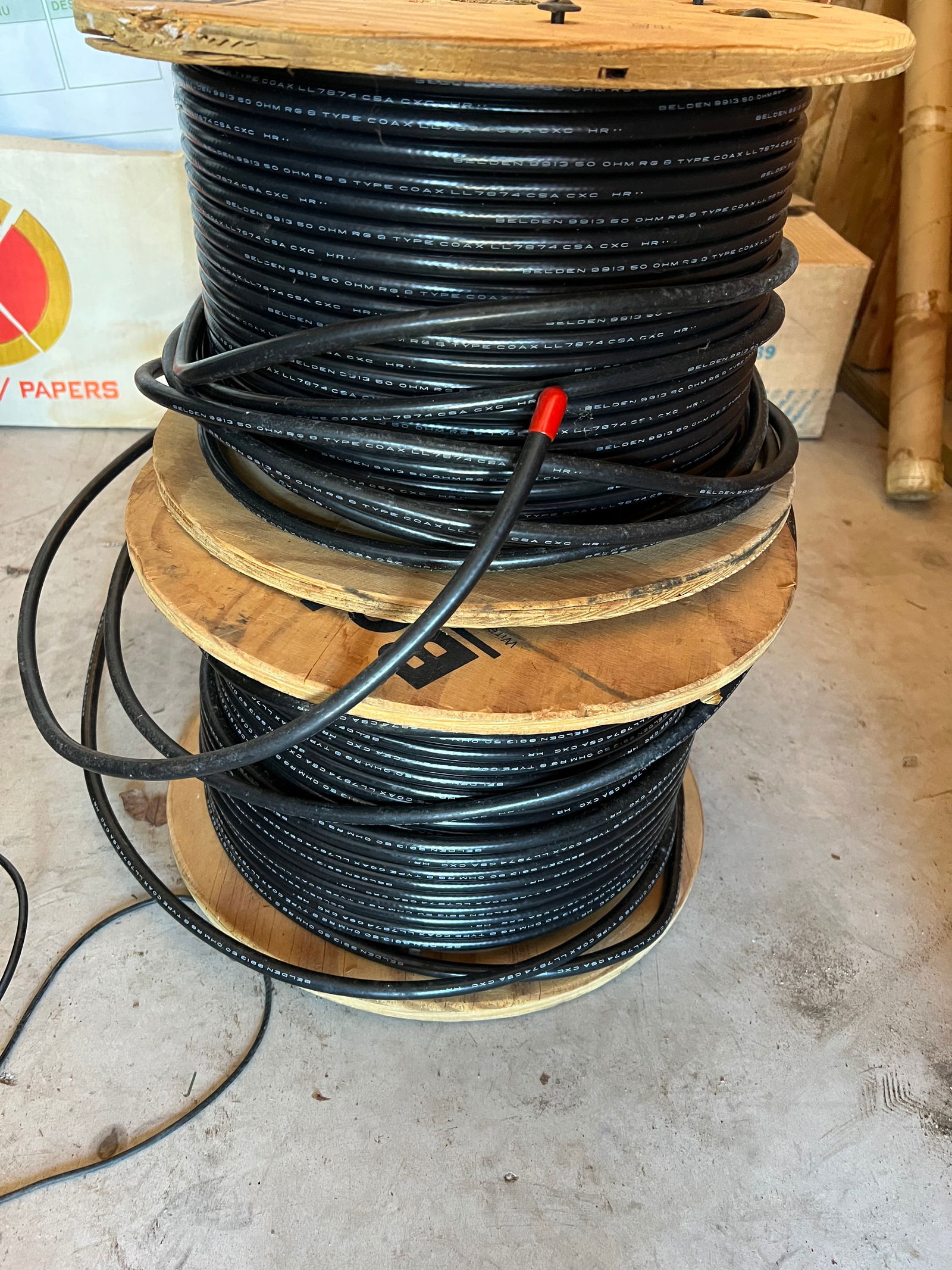 Lot of Co-Axel Cable (1 of 5)