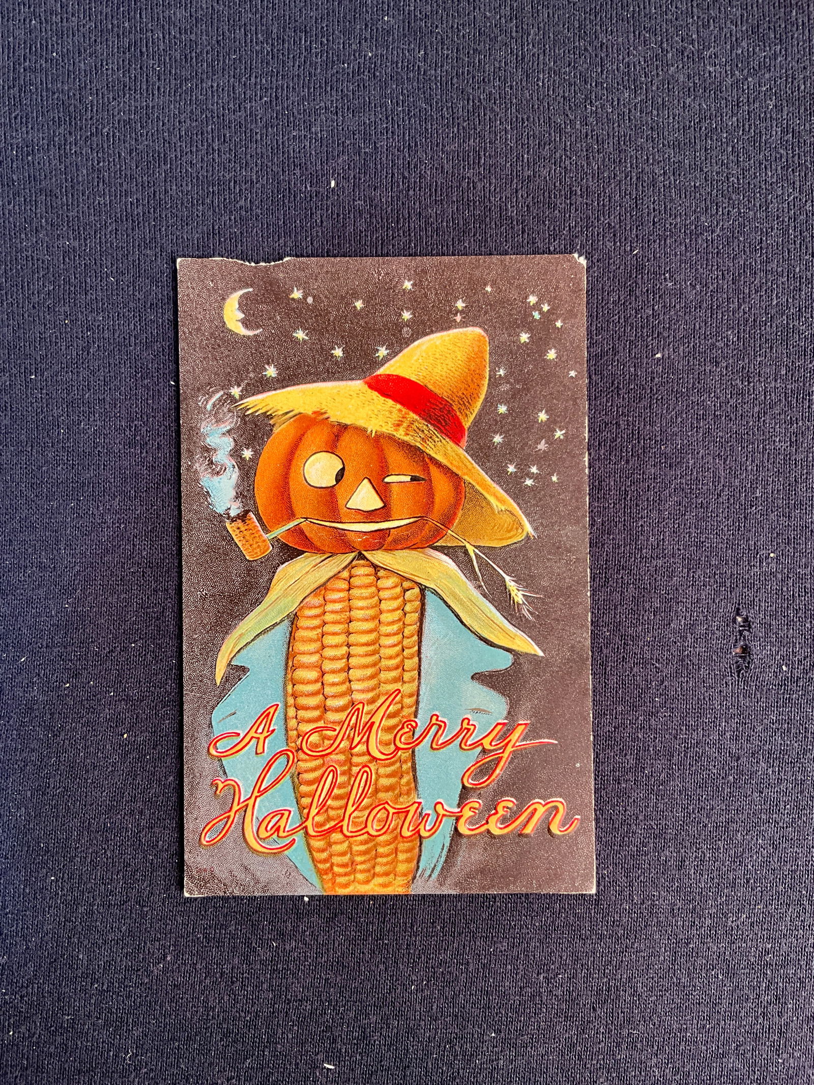 Post Card, Ca. 1910s – Halloween Post Card with Jack-O-Lantern (1 of 2)