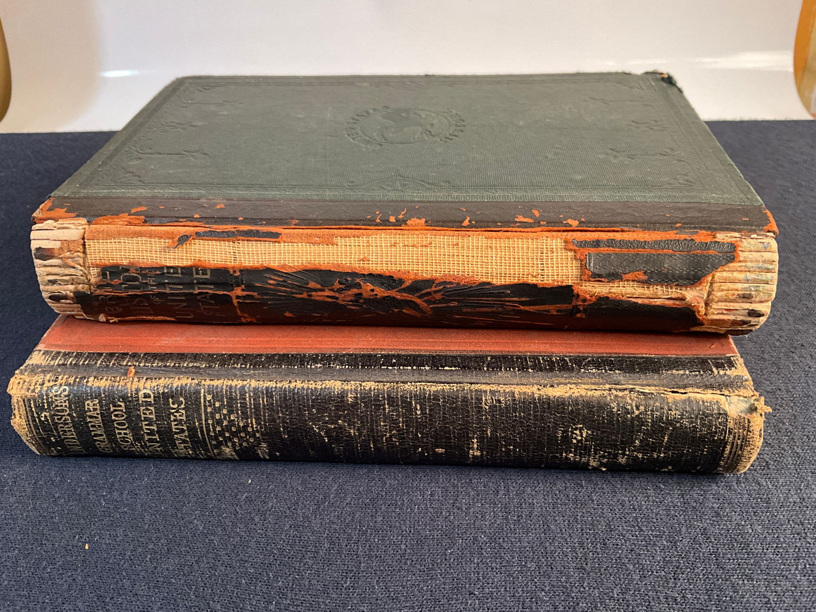 Antique School Books, Two Early United States History Books (1 of 13)