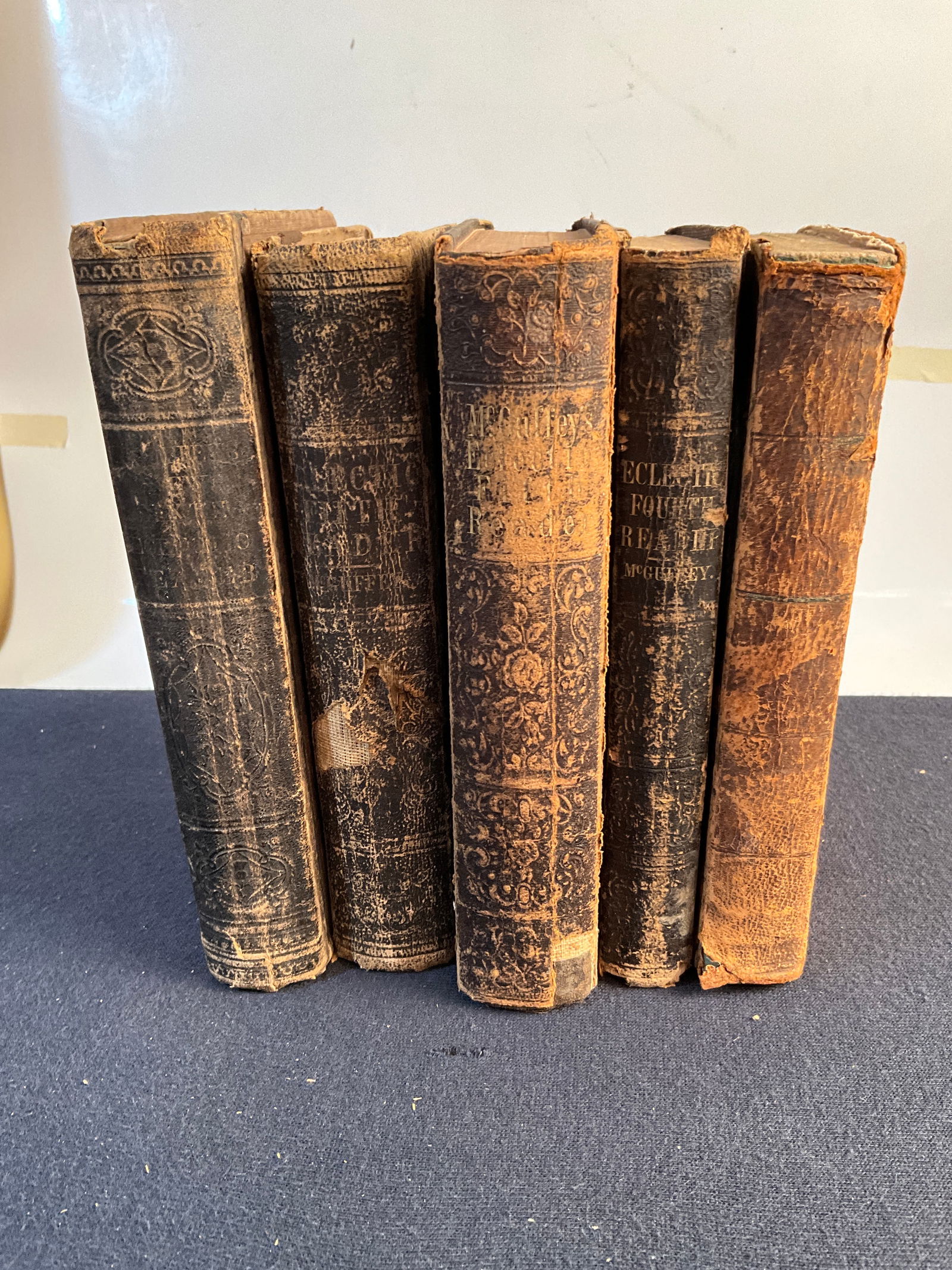 Antique School Books, Five Early Readers (1 of 14)