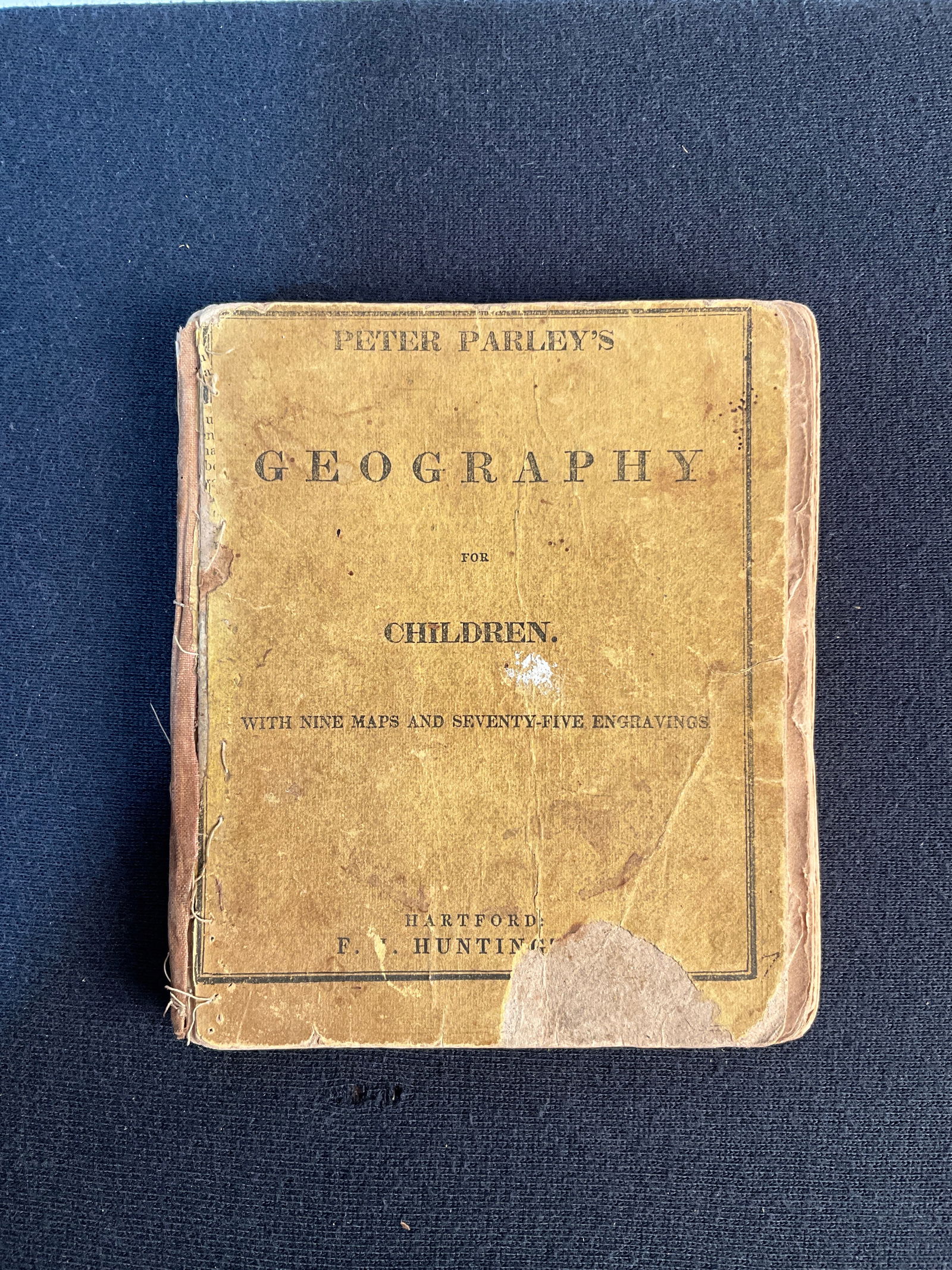 Antique School Book, Geography Book (1 of 7)