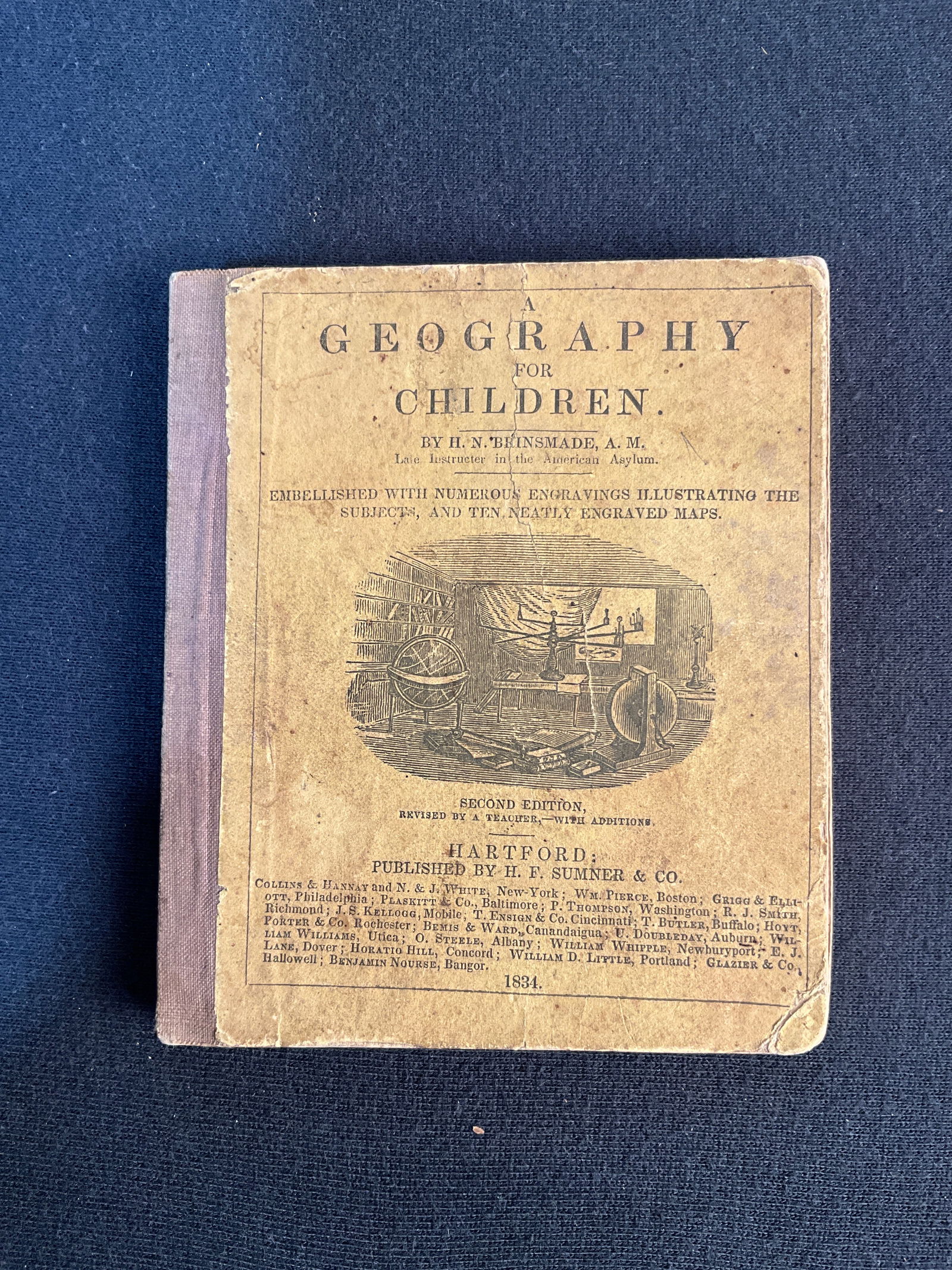 Antique School Book, Geography Book (1 of 4)