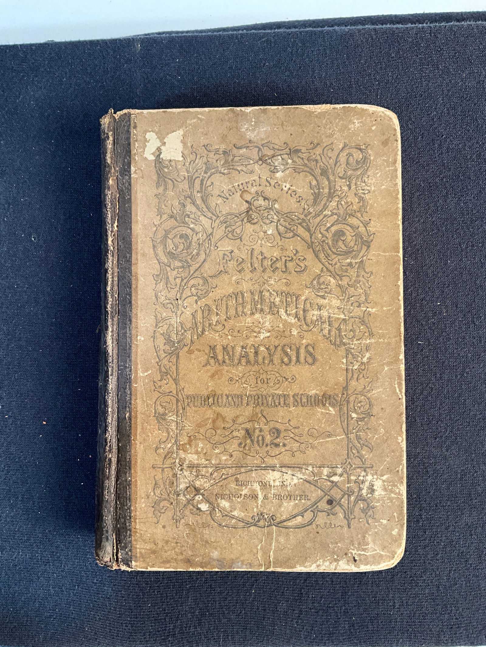 Antique School Book, One Math Book (1 of 8)