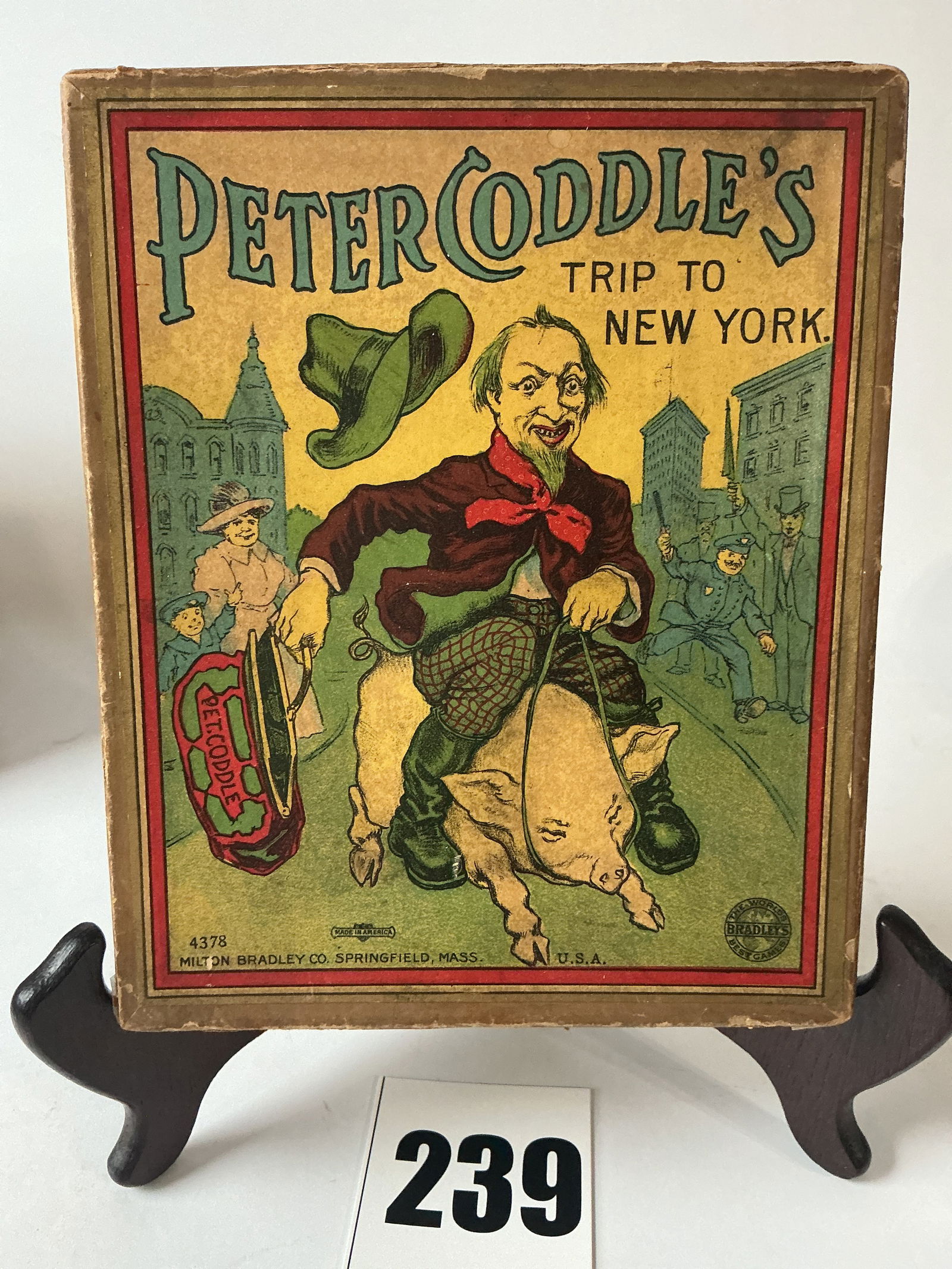 Peter Coddle's Trip To New York Children's Game Ca. 1890. (1 of 4)