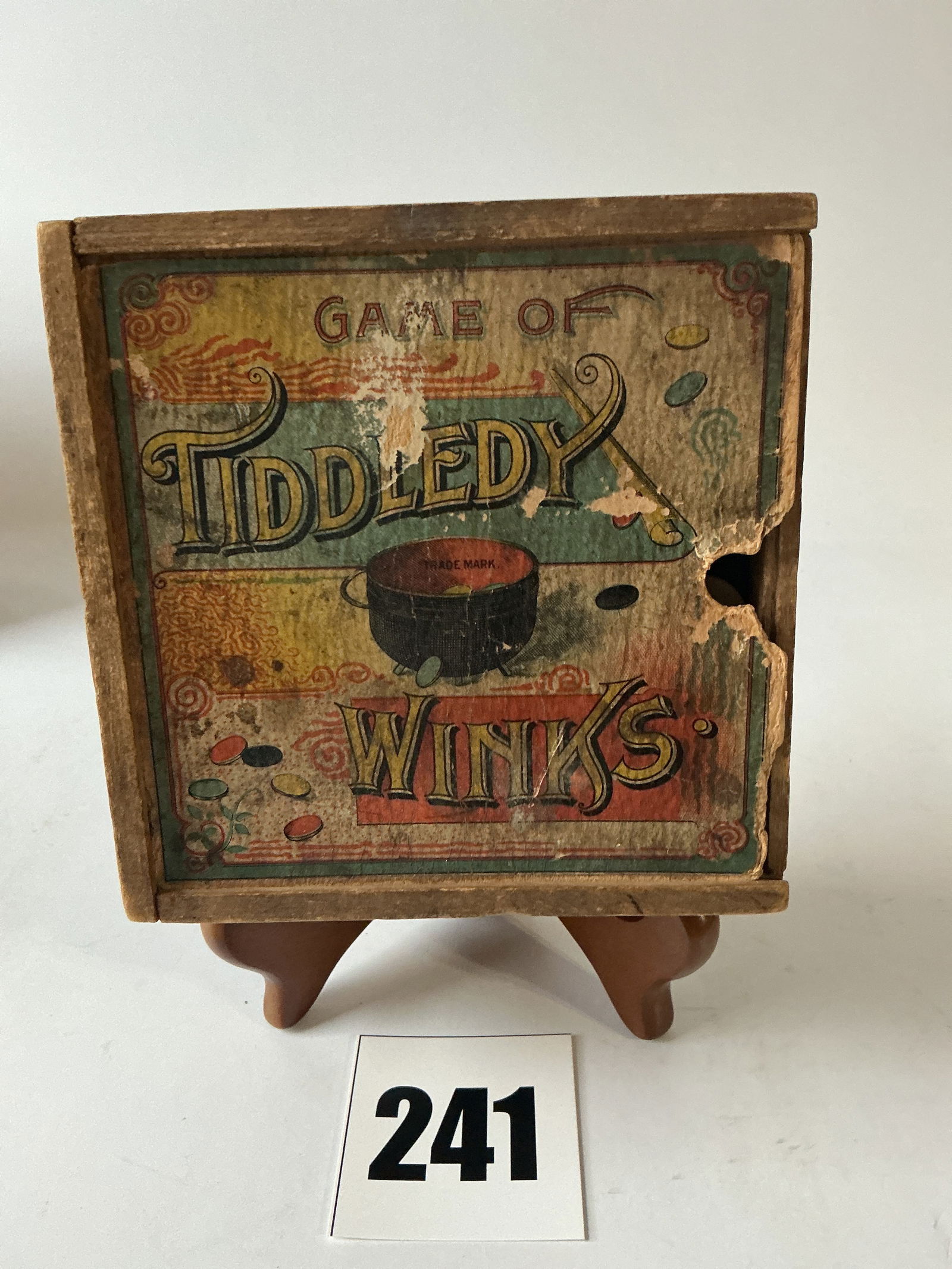 Early Tiddley Winks  Children's Game in Original Wood Box (1 of 4)