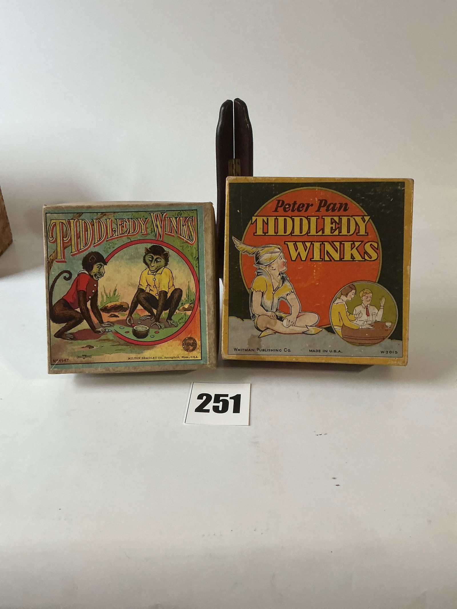 Lot of 2 Tiddledy Winks Games - Peter Pan and Monkeys (1 of 5)