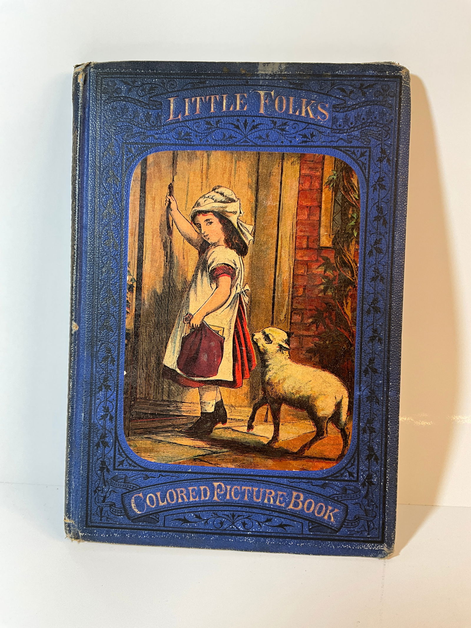 Antique Children's Book, Little Folk's Colored Picture Book, Hardcover Book (1 of 7)