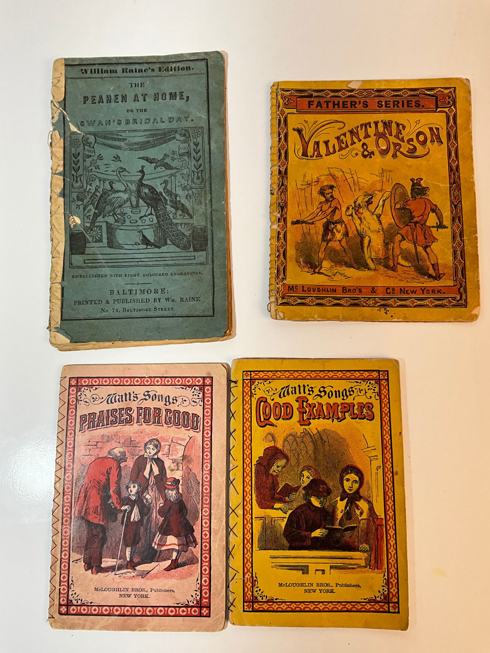 Antique Children's Books- Lot of Four Early Storybooks (1 of 16)