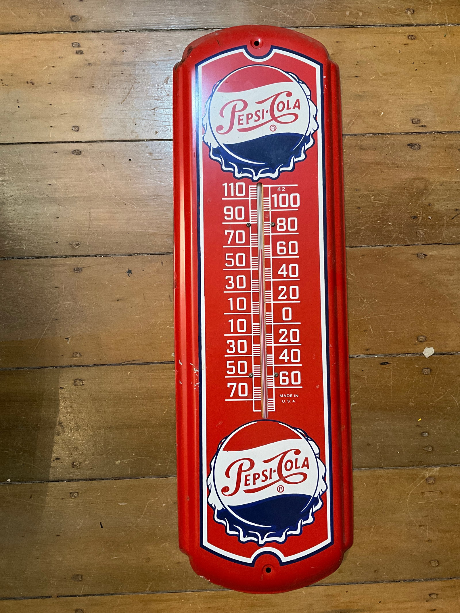 Pepsi Cola Thermometer, 1970s in Great Shape (1 of 5)