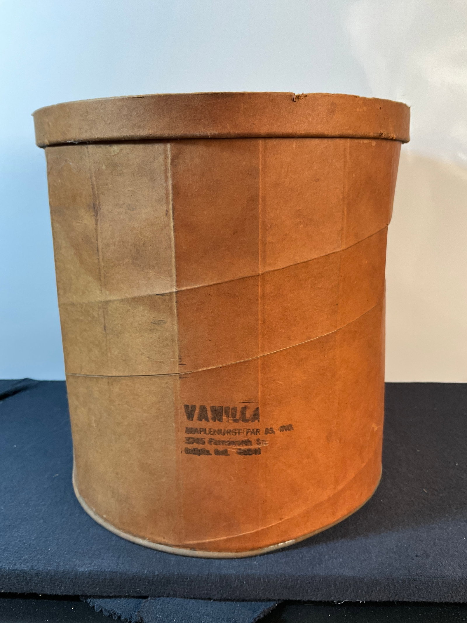 Vanilla Ice Cream Cardboard Carton, Maplehurst Farms, Indianapolis Milk Company (1 of 5)