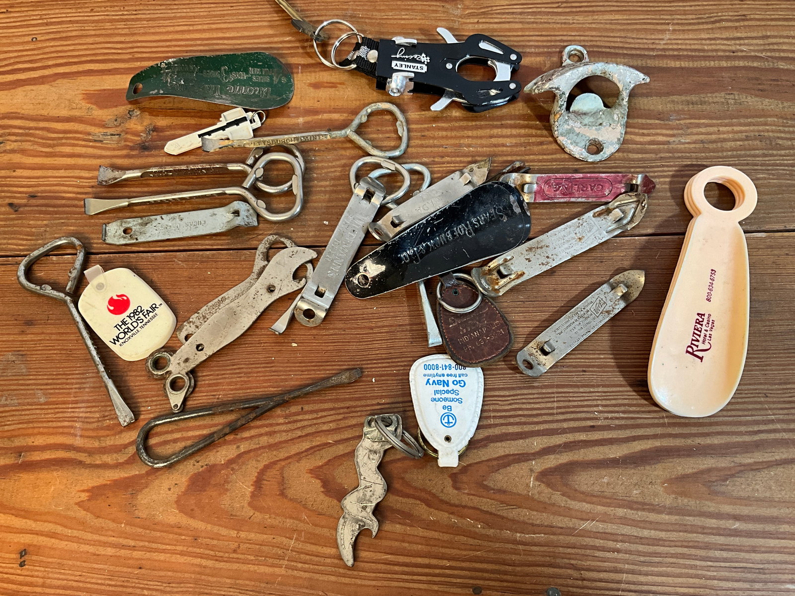 Large group of Brewery Openers, Advertising Shoe Horns and Paint Openers (1 of 4)