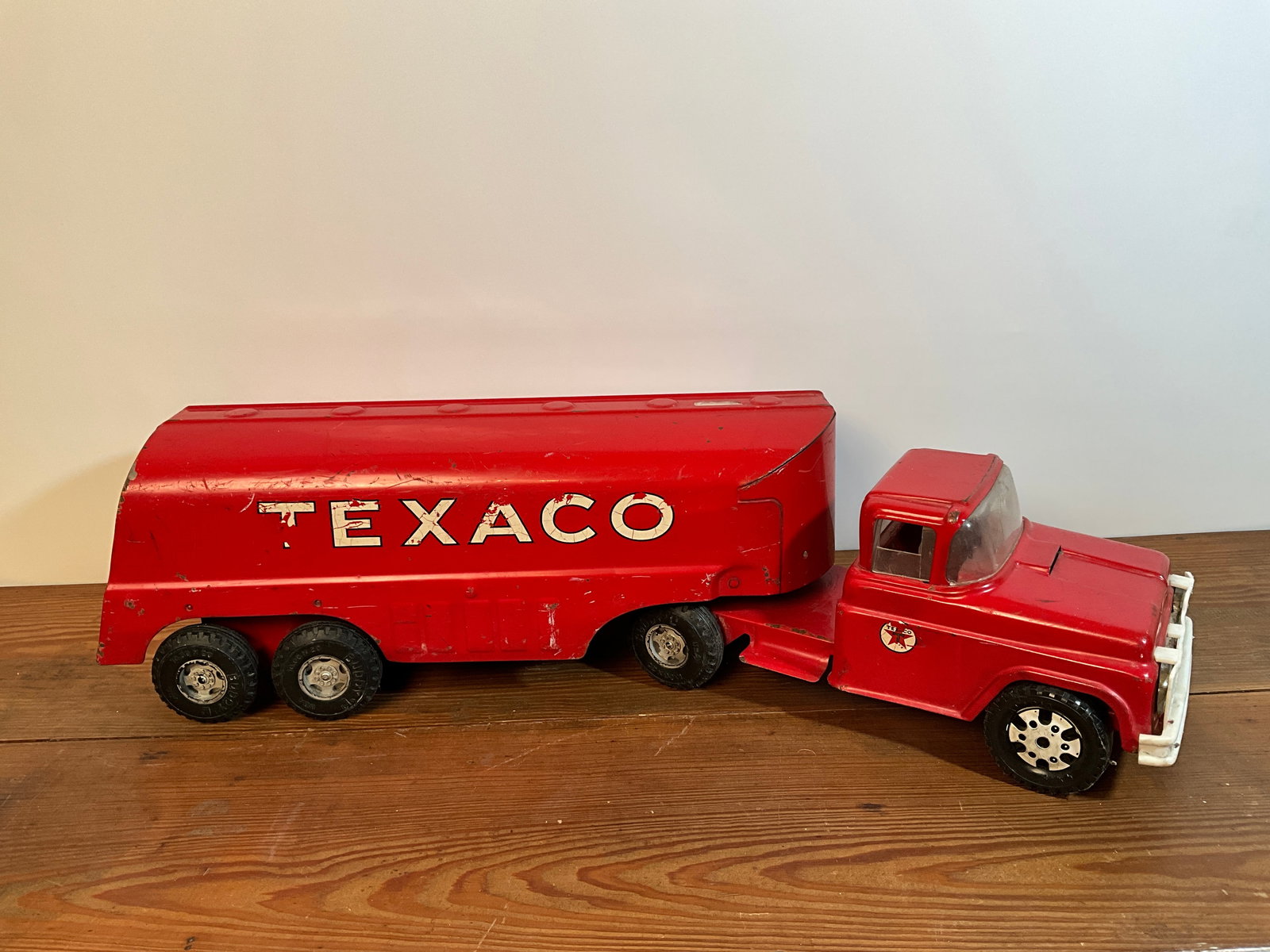 Buddy L 1960s Vintage Texaco Gas Station Tanker Truck Pressed Steel All Original (1 of 8)