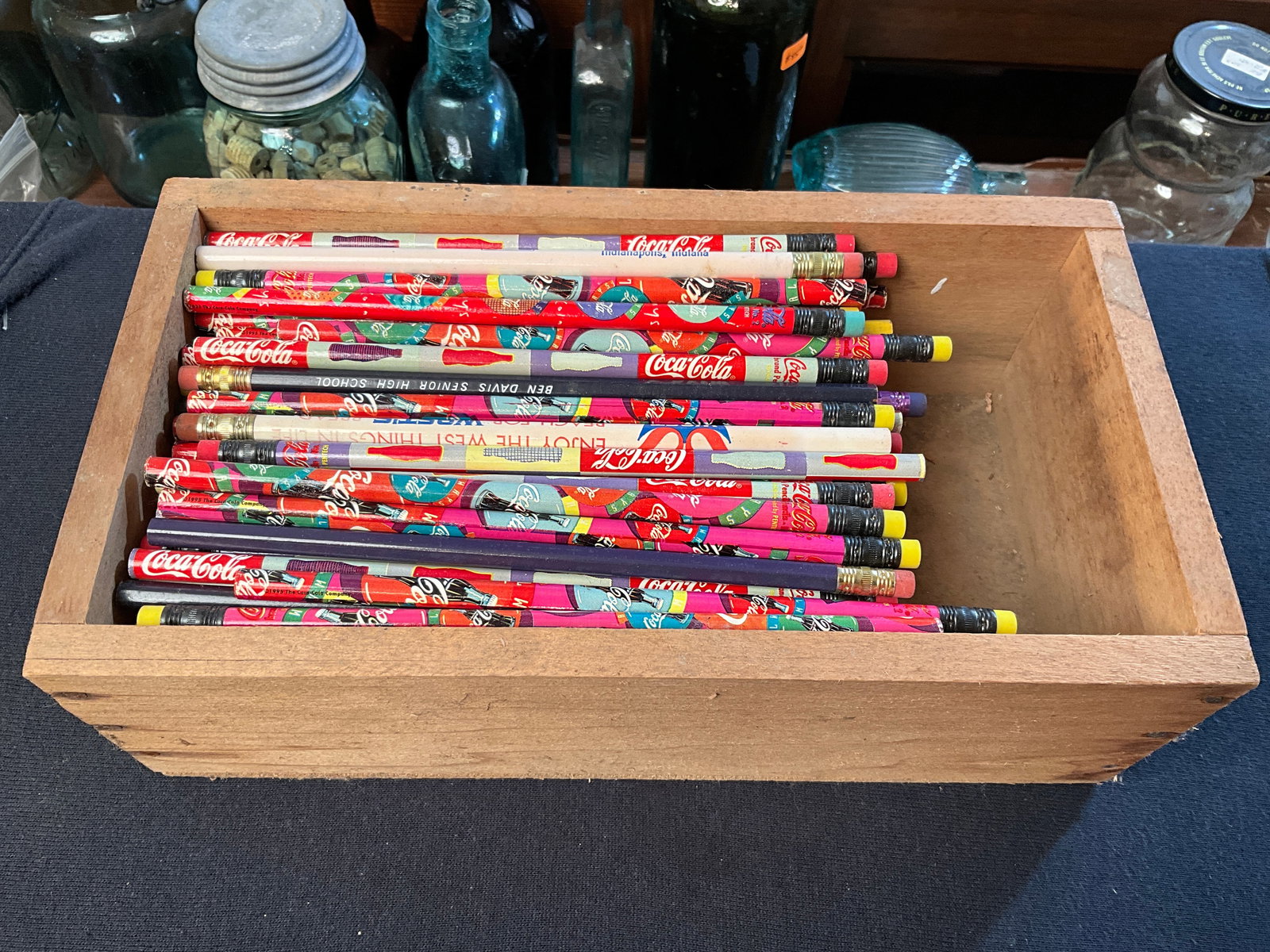 Large Lot of Advertising Pencils - Coca Cola, Sunkist, Ben Davis...etc. (1 of 7)