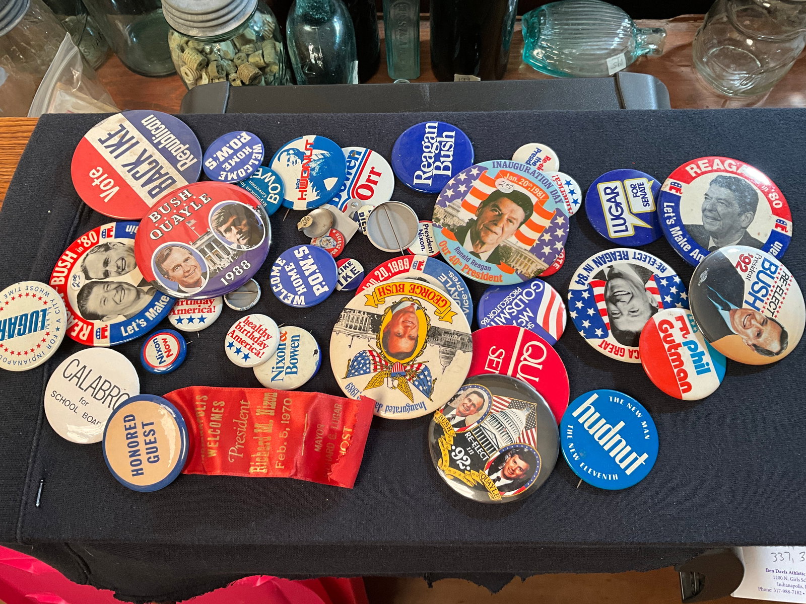 Large lot of Political Buttons - Mostly 1980s with 70s and 60s Mixed In. (1 of 5)