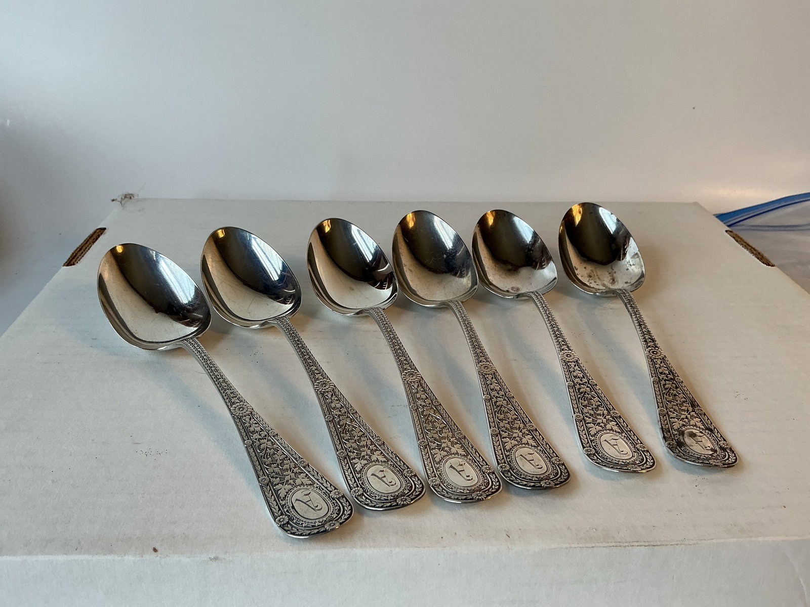 6 Sterling 8" Tablespoons-275 Grams (1 of 4)