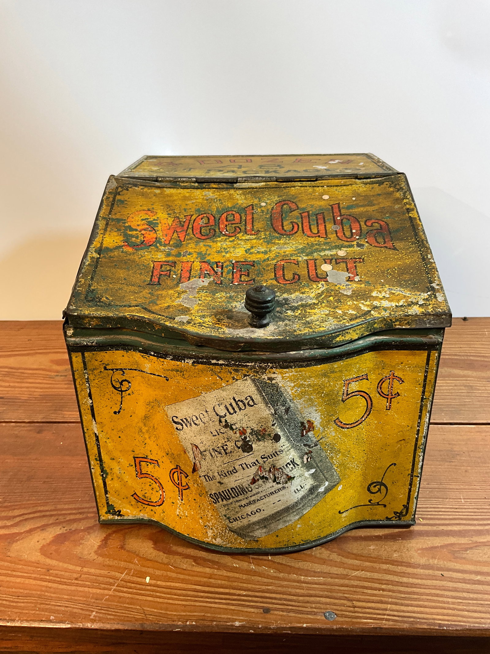 Sweet Cuba Tobacco Tin - Fine Cut - General Store - Counter Display (1 of 8)