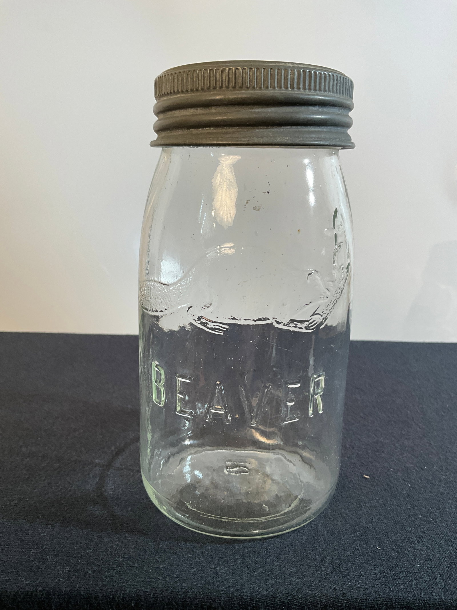 Quart Beaver Fruit Jar (1 of 4)