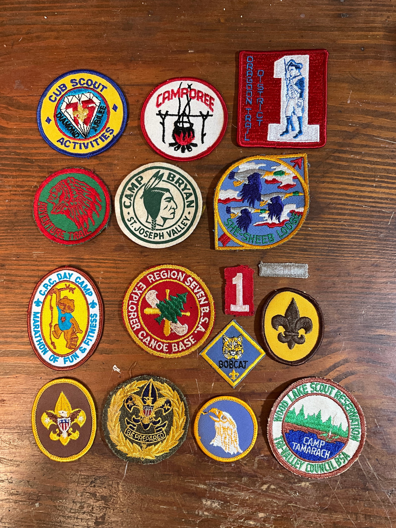 Lot of 16 Miscellaneous Boy Scout Patches (1 of 6)