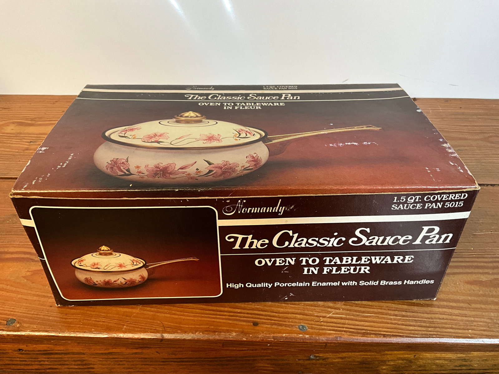Normandy "The Classic Sauce Pan" in Fleur, Unused in Original Box (1 of 4)