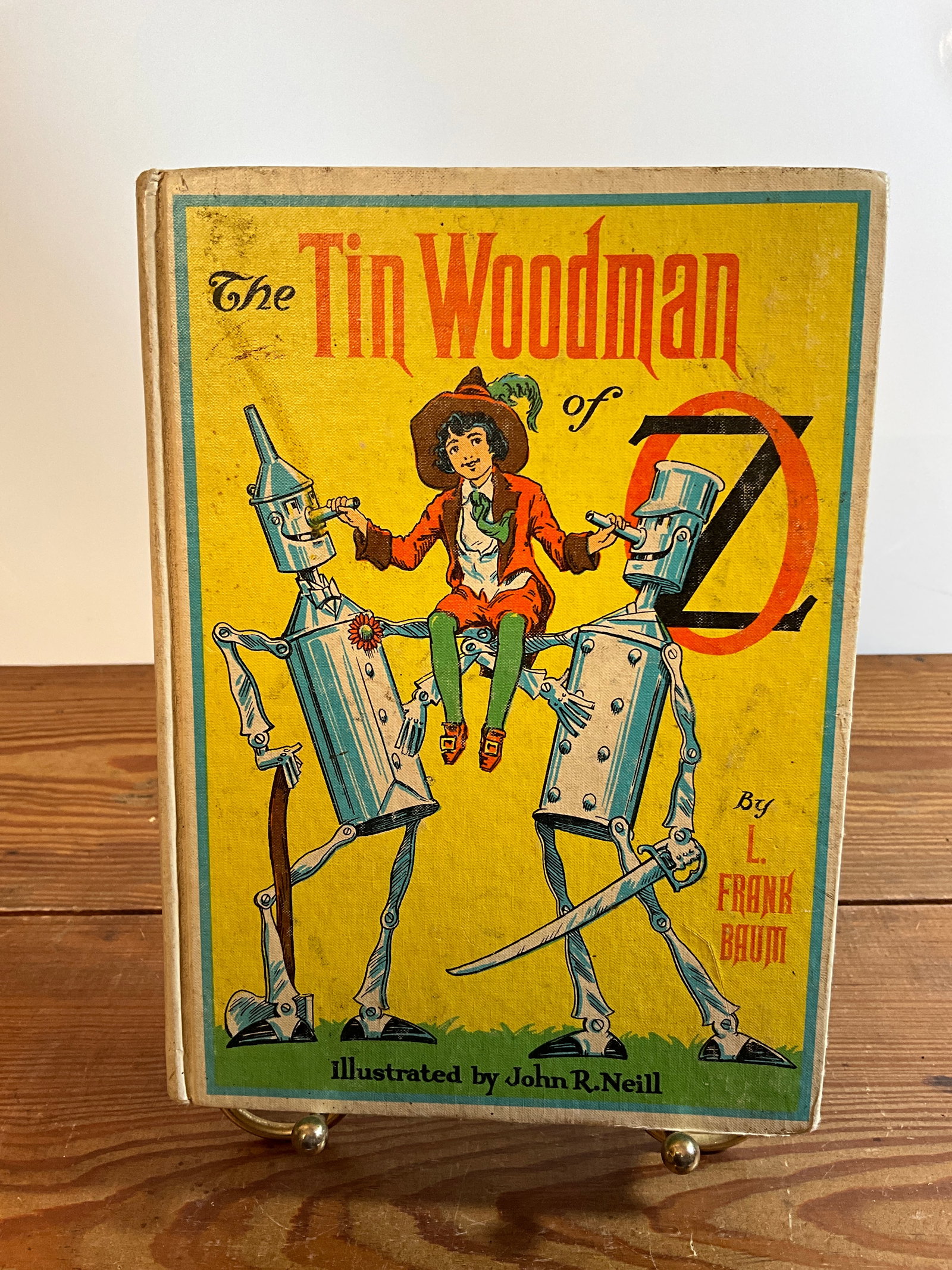Rare Book - The Tin Woodman of Oz by L. Frank Baum - Illustrated by John R. Neill - 1918 Printing (1 of 10)