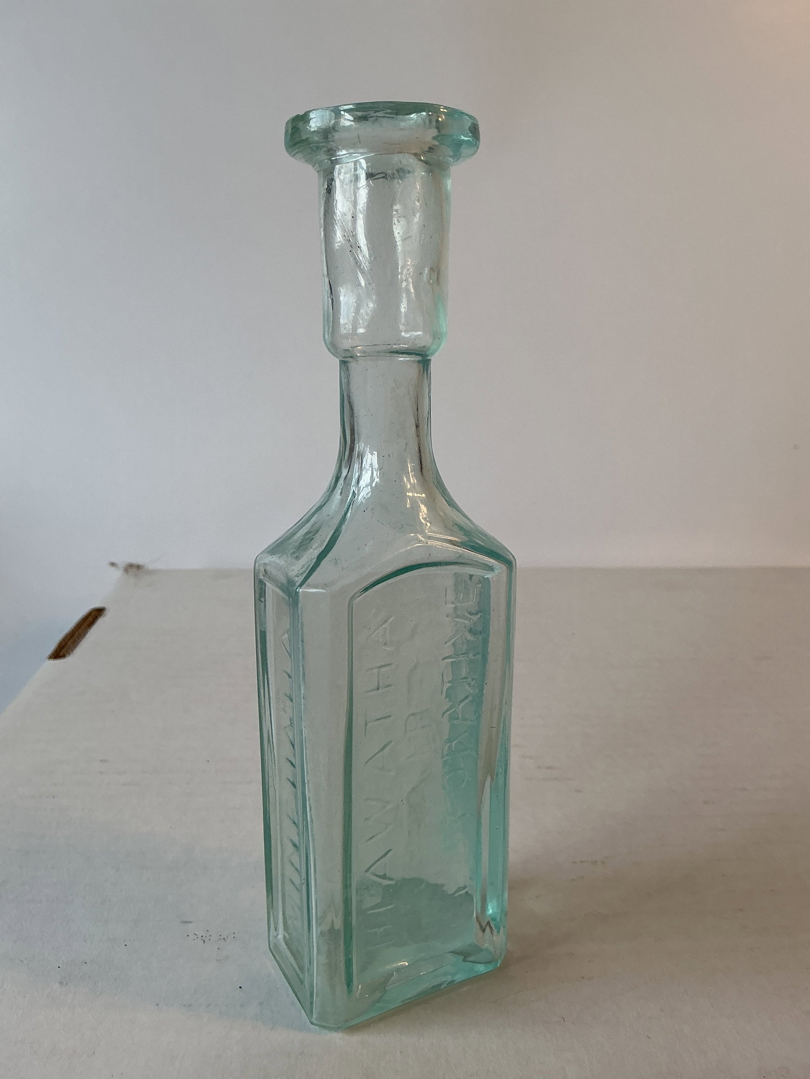 Early Hiawatha Hair Restorative, Clear, Unusual Top (1 of 5)