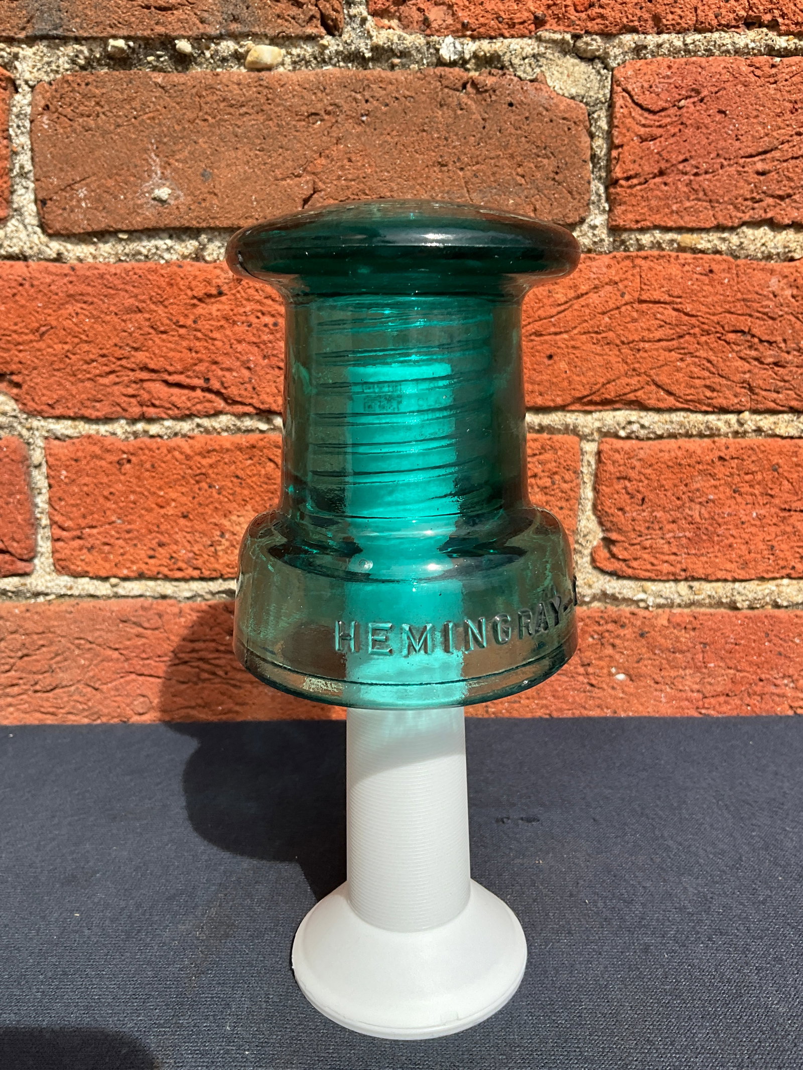 Insulator, CD 175, Front Embossed Hemingray-25, Back Embossed: Made in USA, Smooth Base (1 of 8)