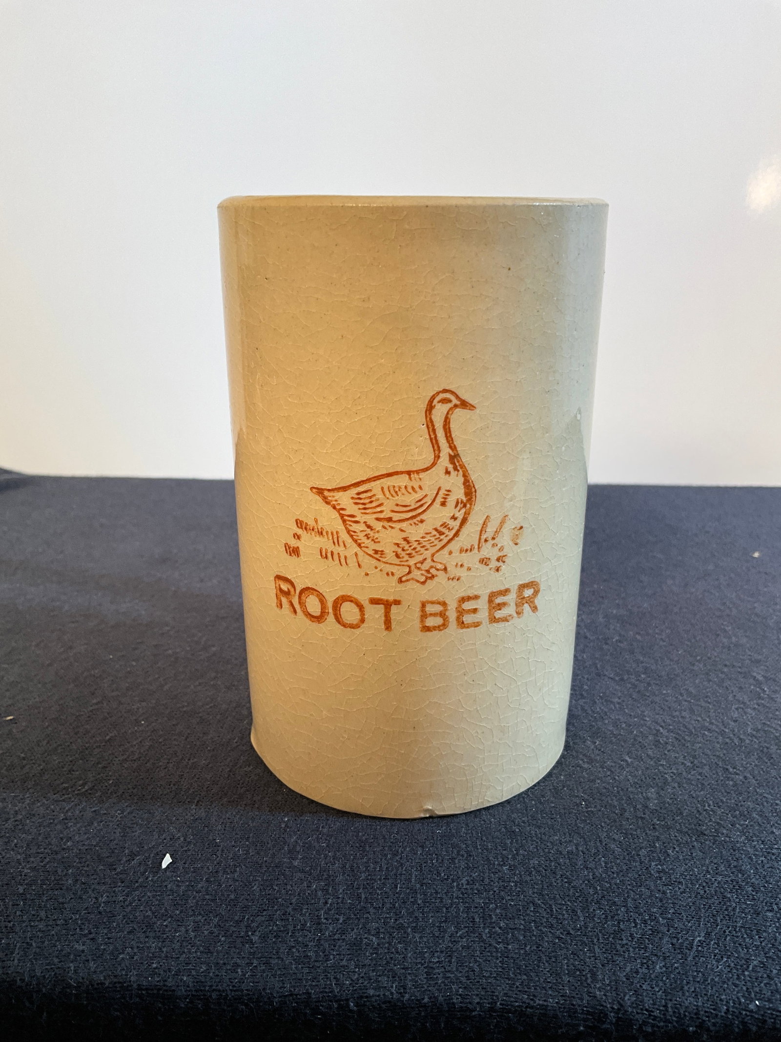 Red Goose Root Beer Stoneware Mug- RARE (1 of 6)