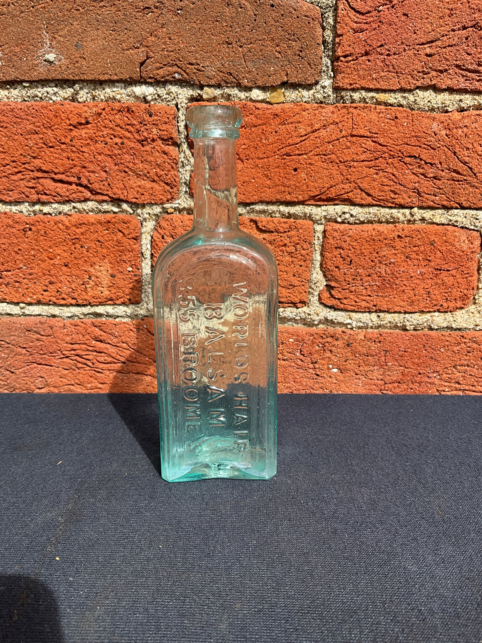 1850s Mrs S. A. Allen's World Hair Balsam, 355 Broomes St. New York, Pontiled Medicine (1 of 8)