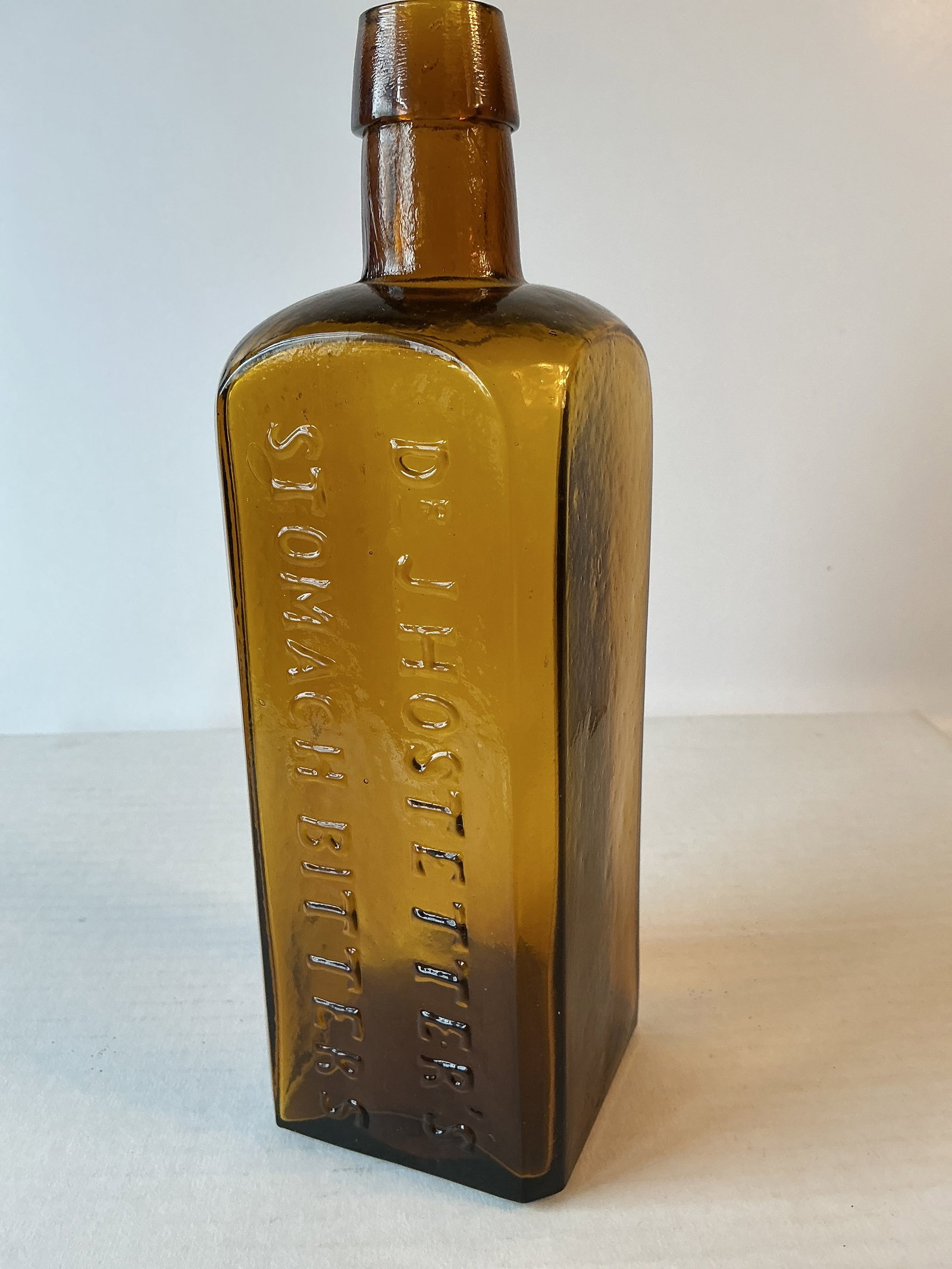 Dr. J. Hostetter's Stomach Bitters, Yellow amber (1 of 4)