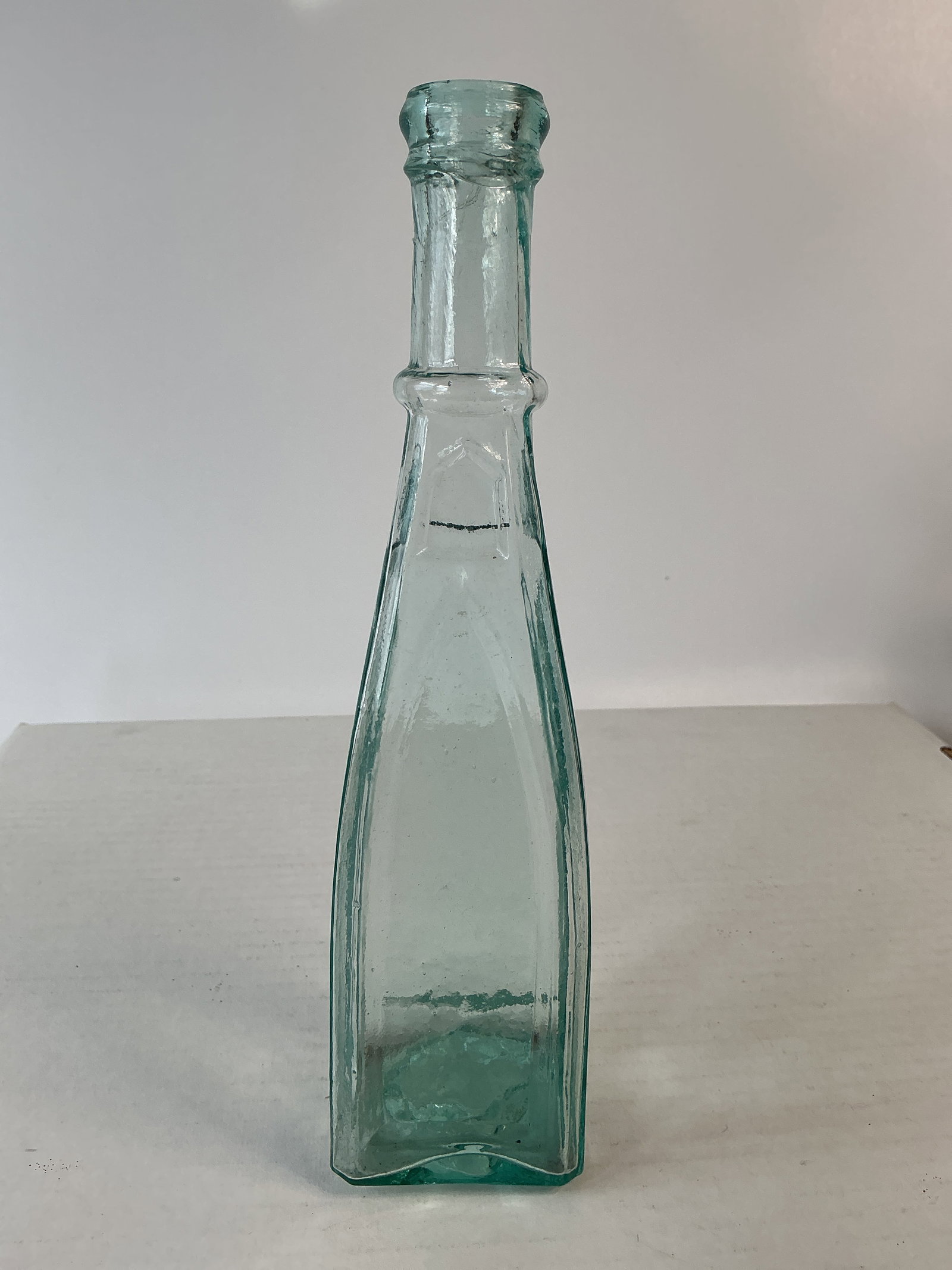 Early Cathedral Peppersauce, 8 7/8" Tall, Open Pontil (1 of 4)