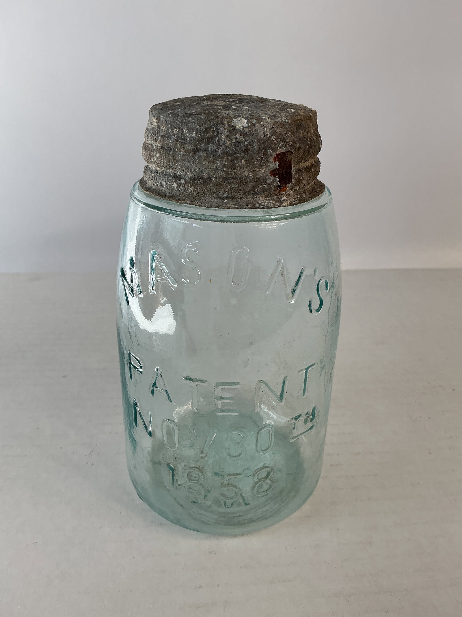 Midget Mason Jar - Mason's Patent Nov 30th 1858 (1 of 3)
