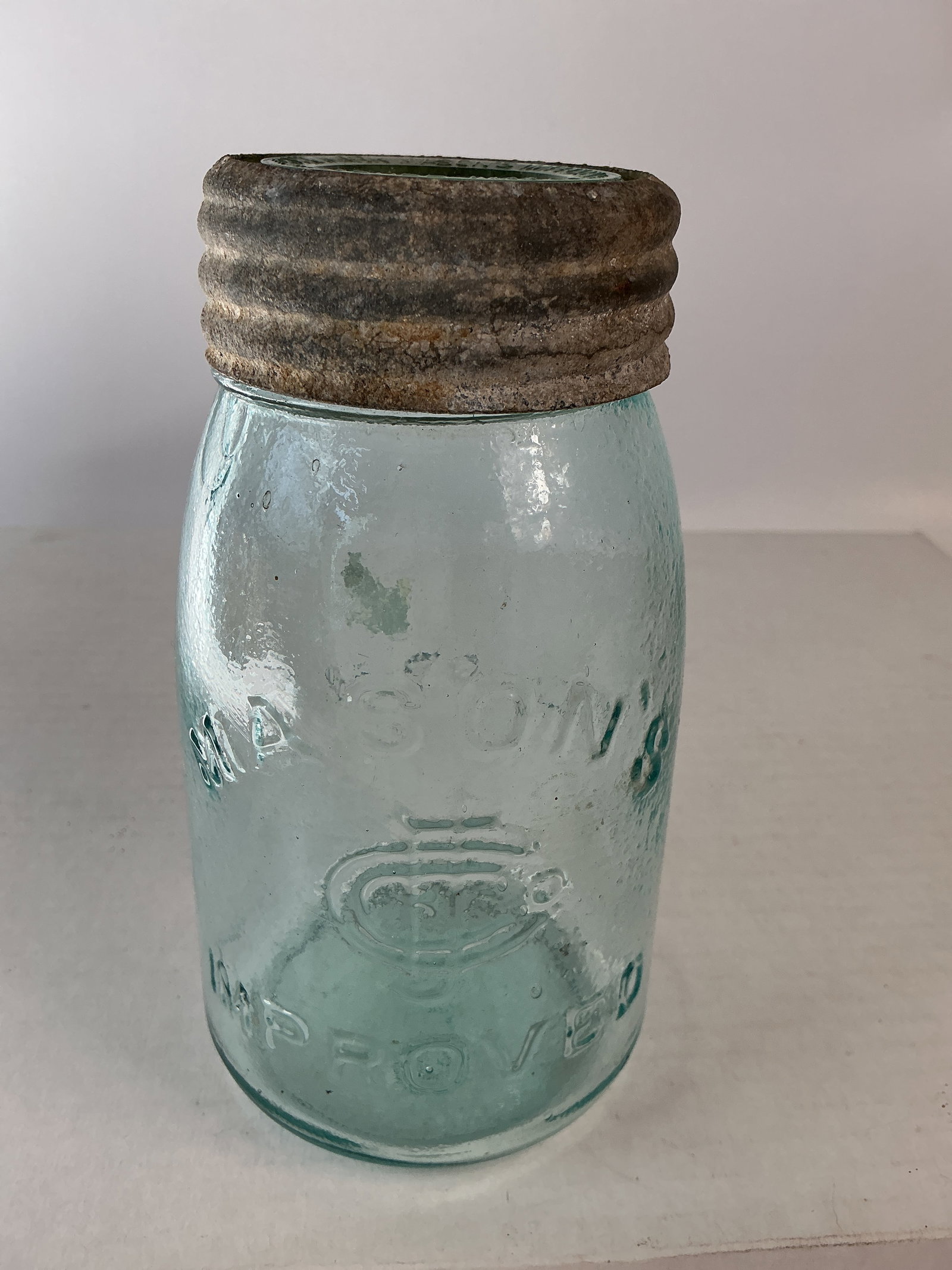 Midget Mason Jar - Mason's CFJ Improved Clyde, N.Y. (1 of 4)