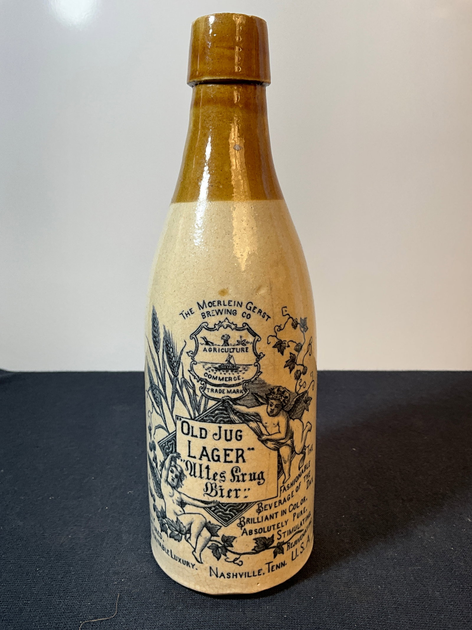 The Moerlein Gerst Brewing Co. Stoneware Beer - Nashville Tennessee Version - Pint (1 of 6)