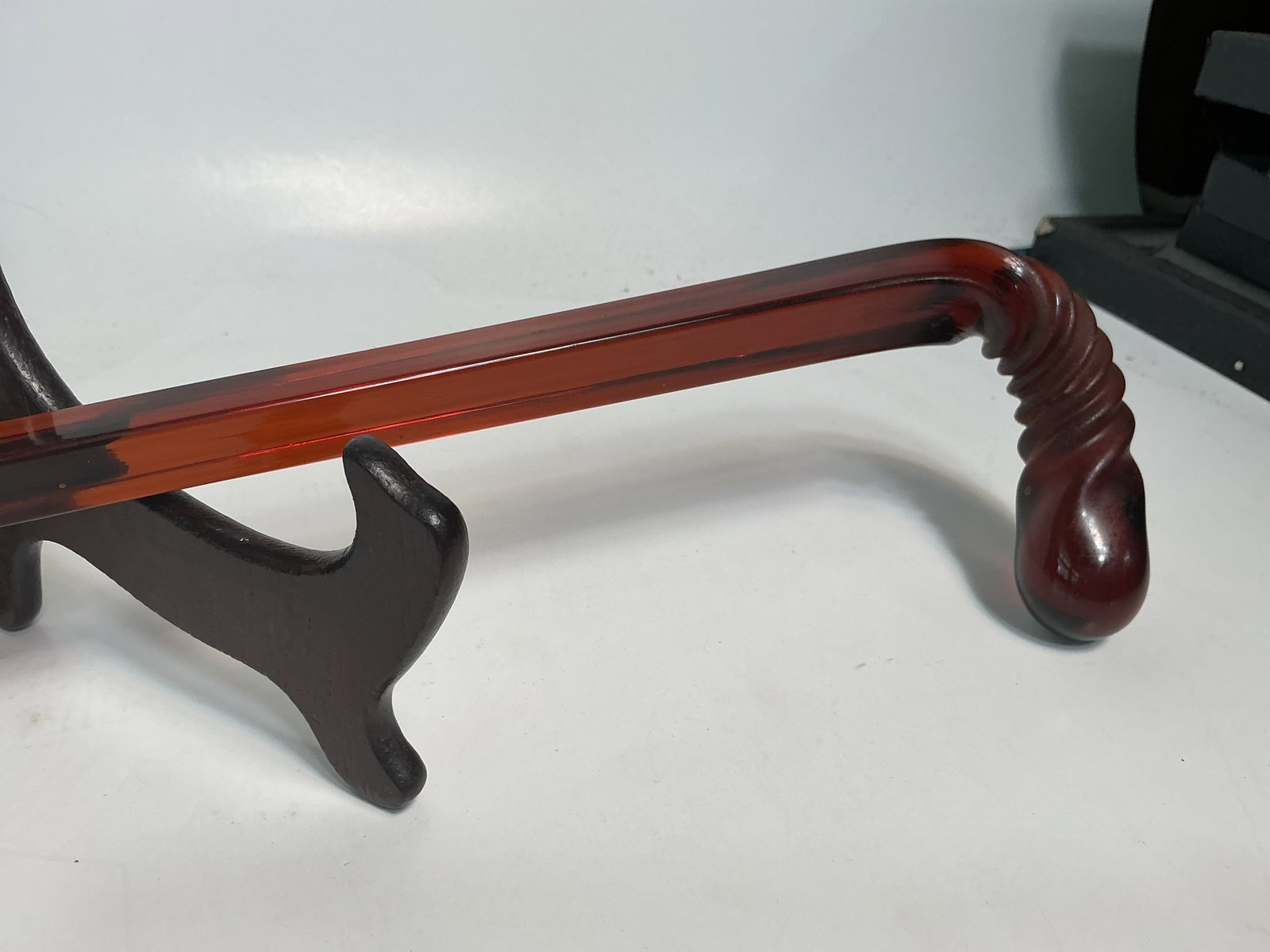 Amber Solid Glass Cane - 2