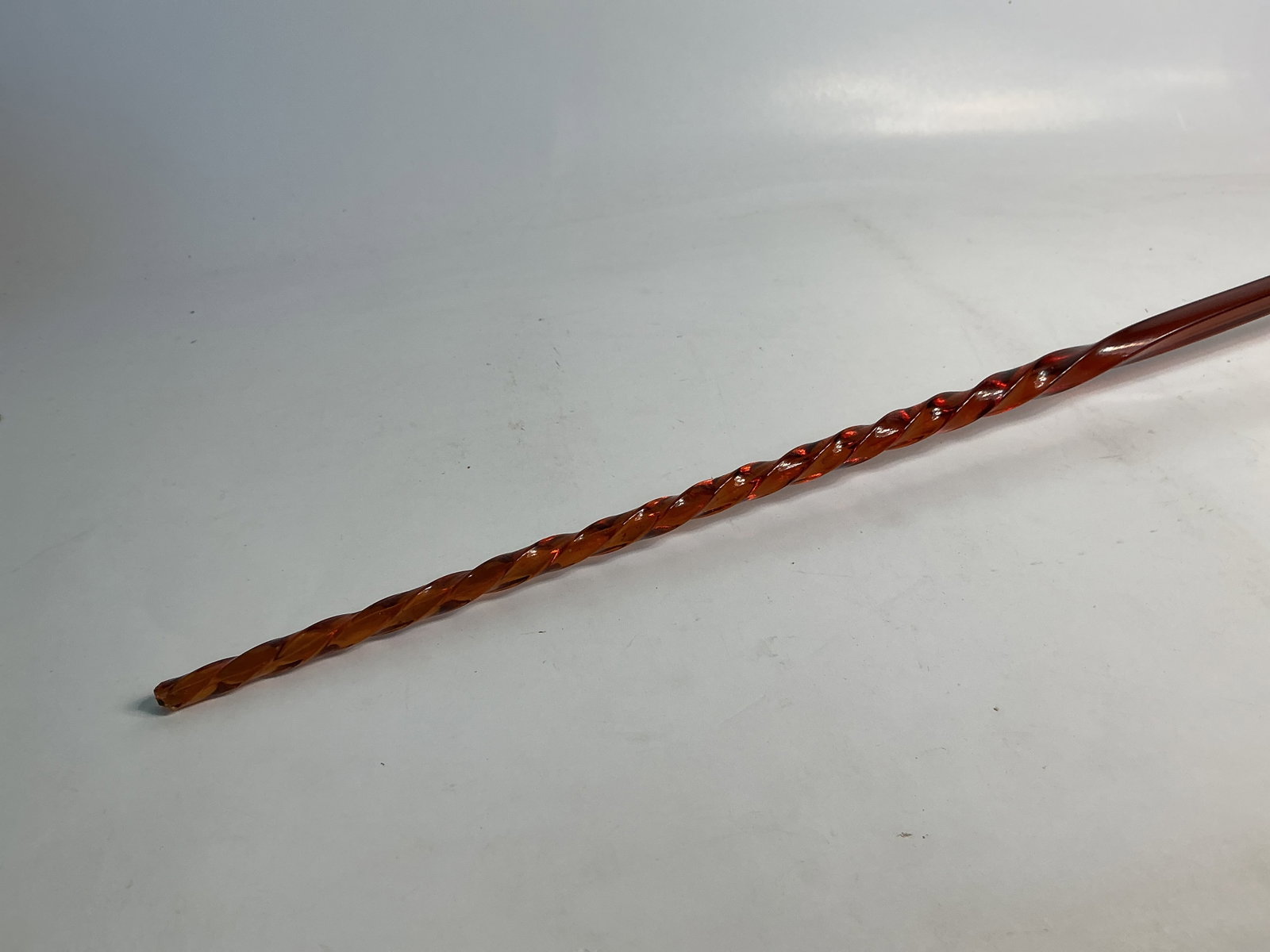 Amber Solid Glass Cane - 4