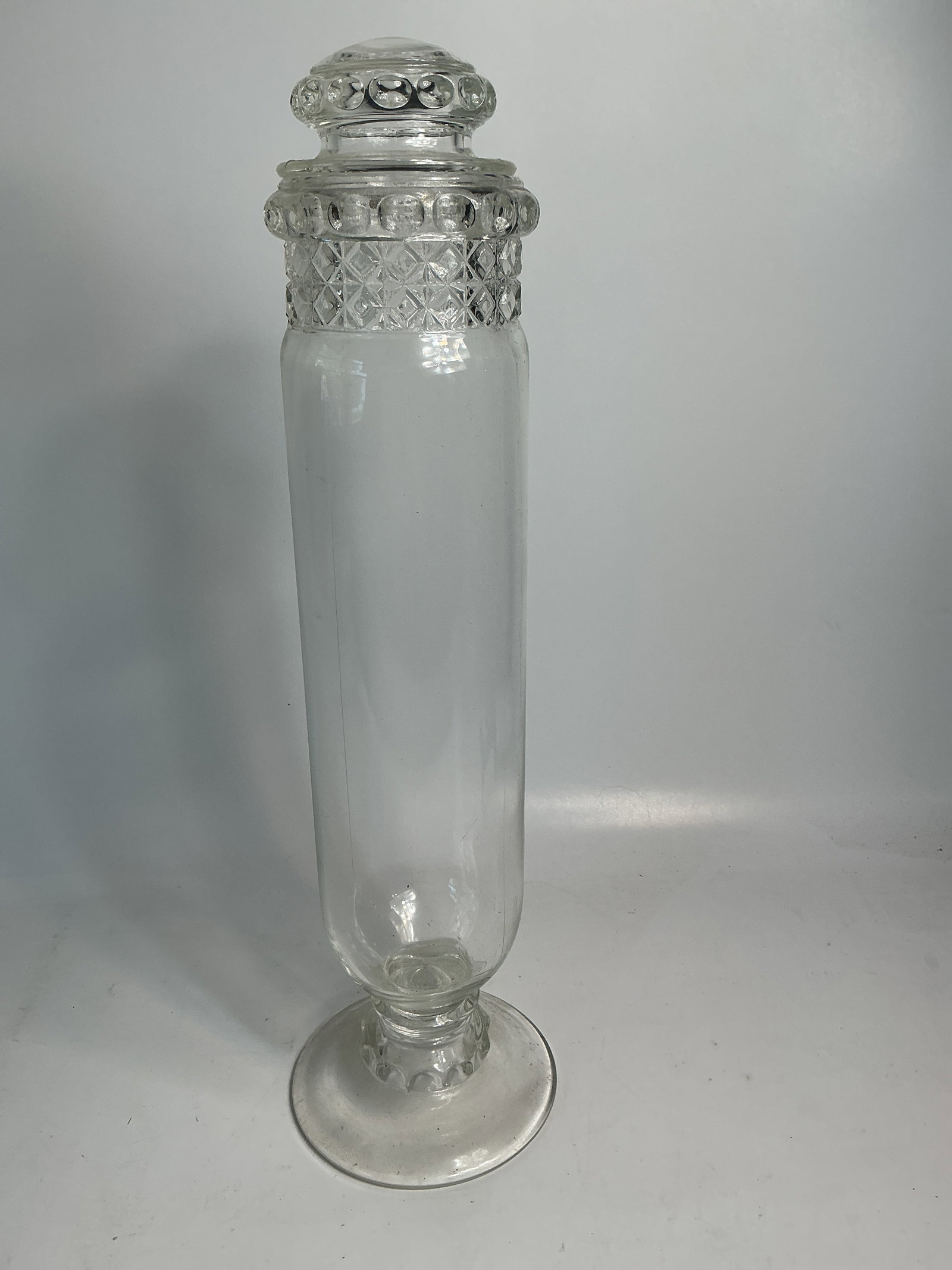 Tall Apothecary Store Display Jar w/ Lid (1 of 5)