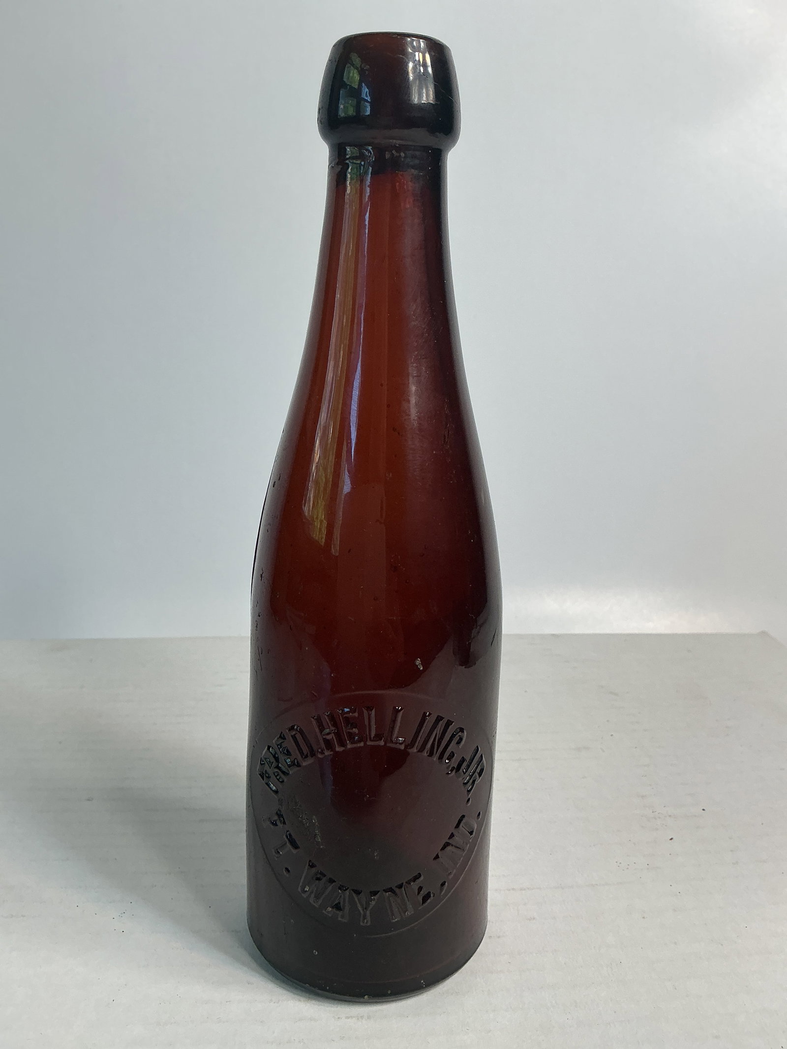 Pint Amber Beer - Fred Helling Jr. Ft Wayne, Ind, Applied Lightning Blob (1 of 4)